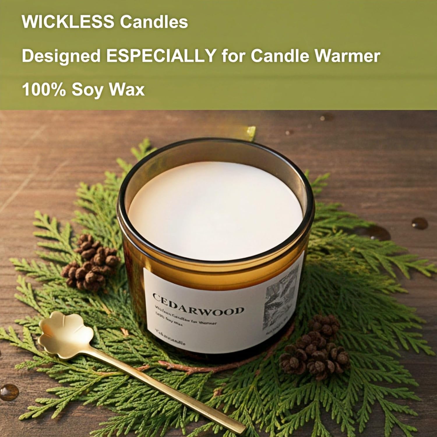VOHO Lavender Wickless Candles