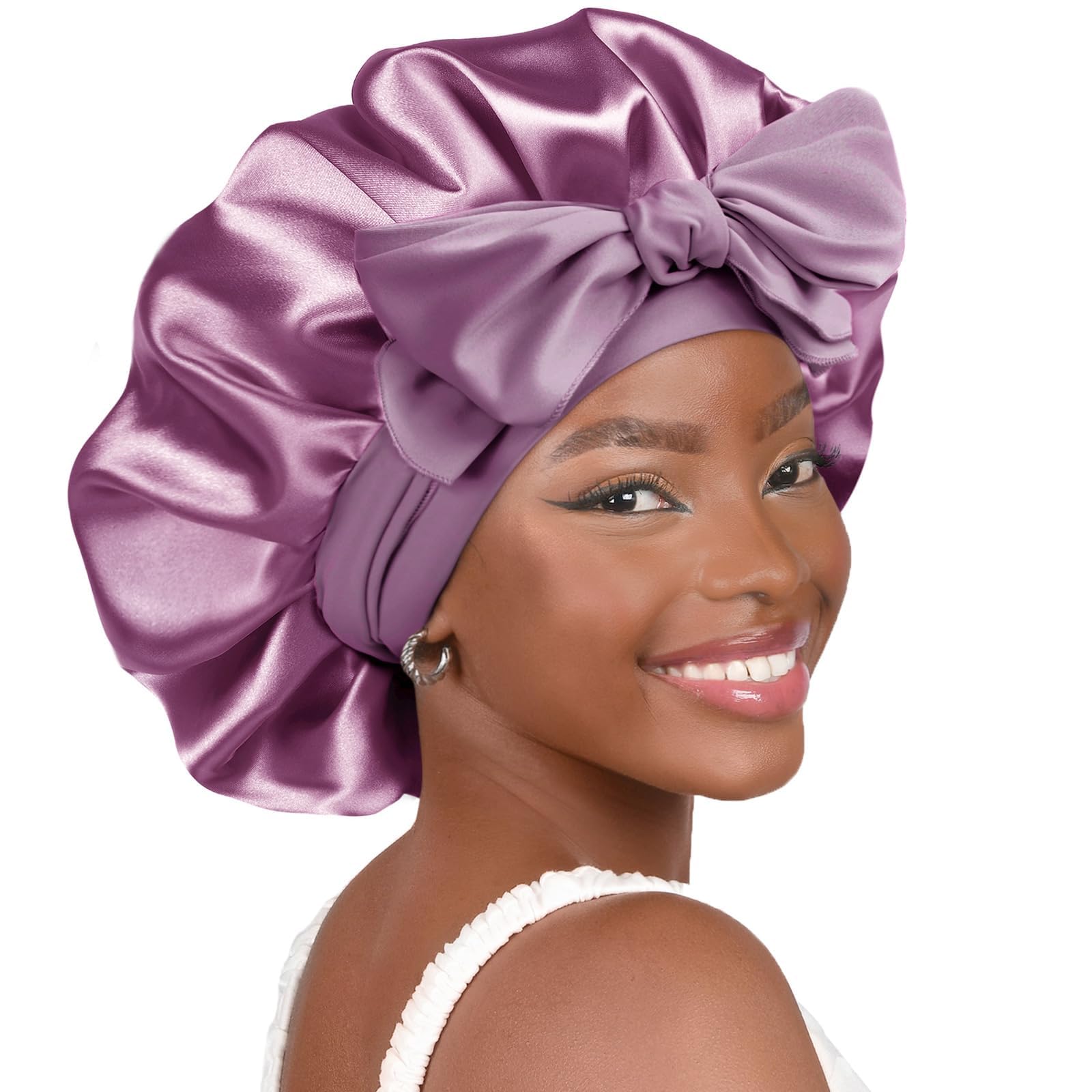 YANIBEST Adjustable Satin Bonnet
