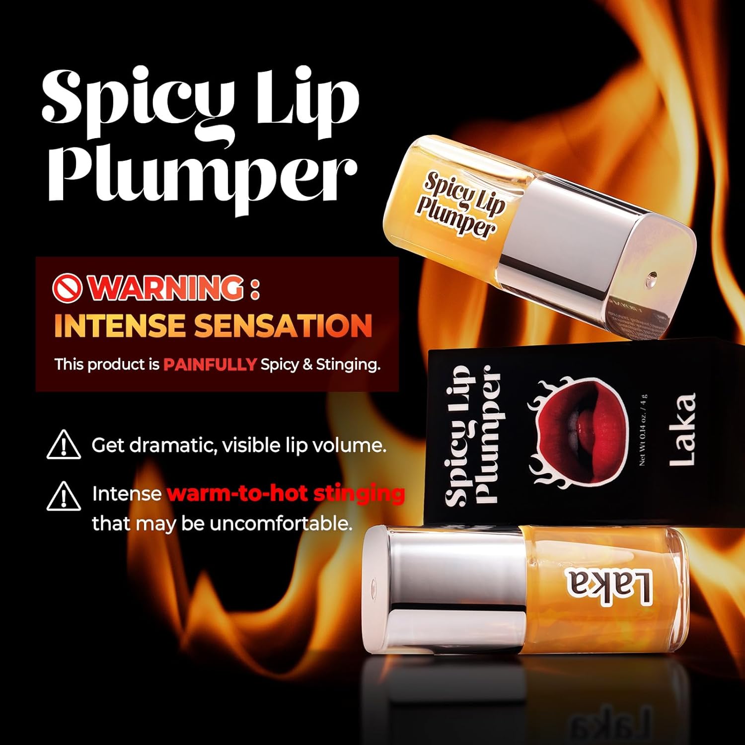 Laka Spicy Lip Plumper - Maximum Extra Strength
