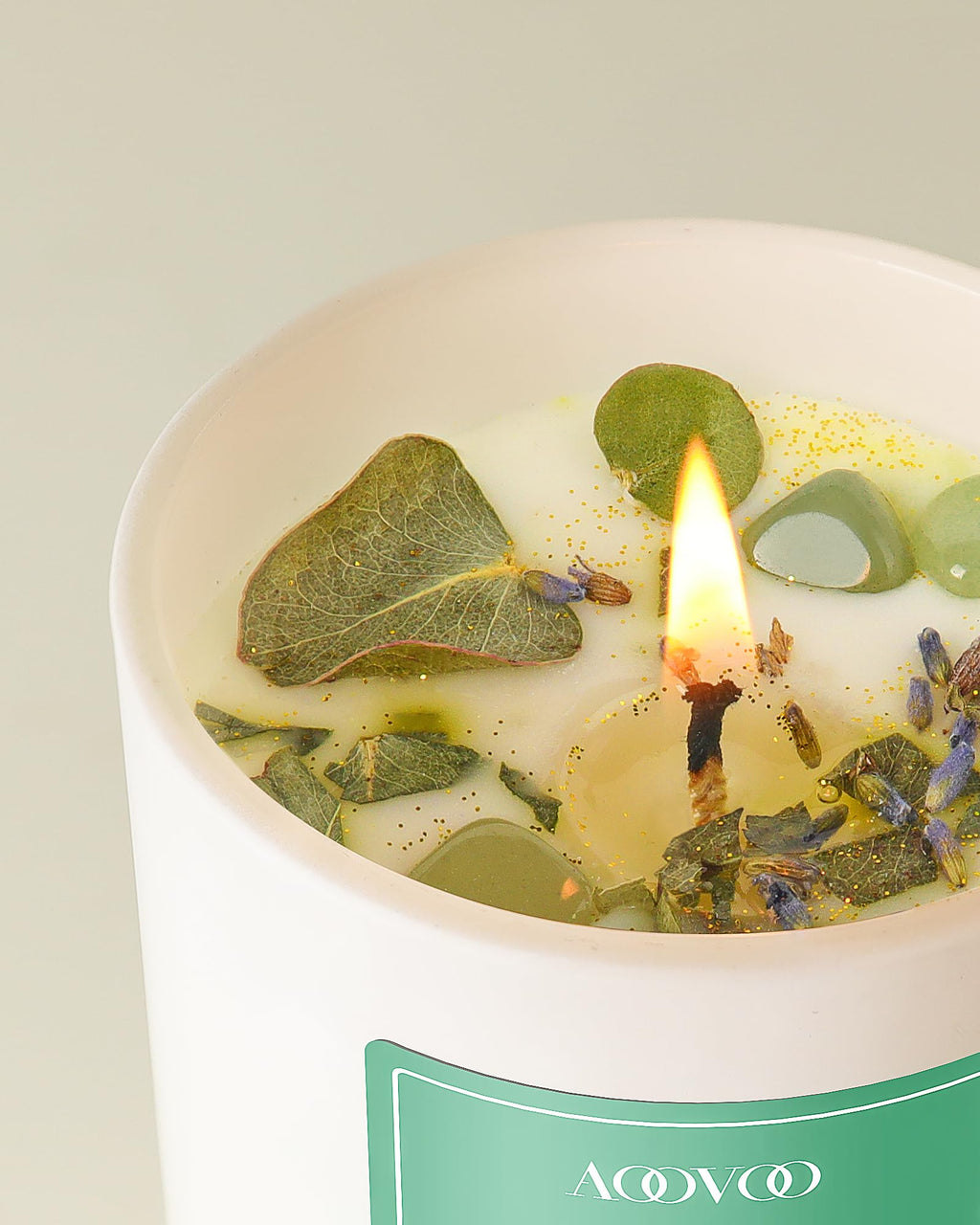 AOOVOO Lavender Candles