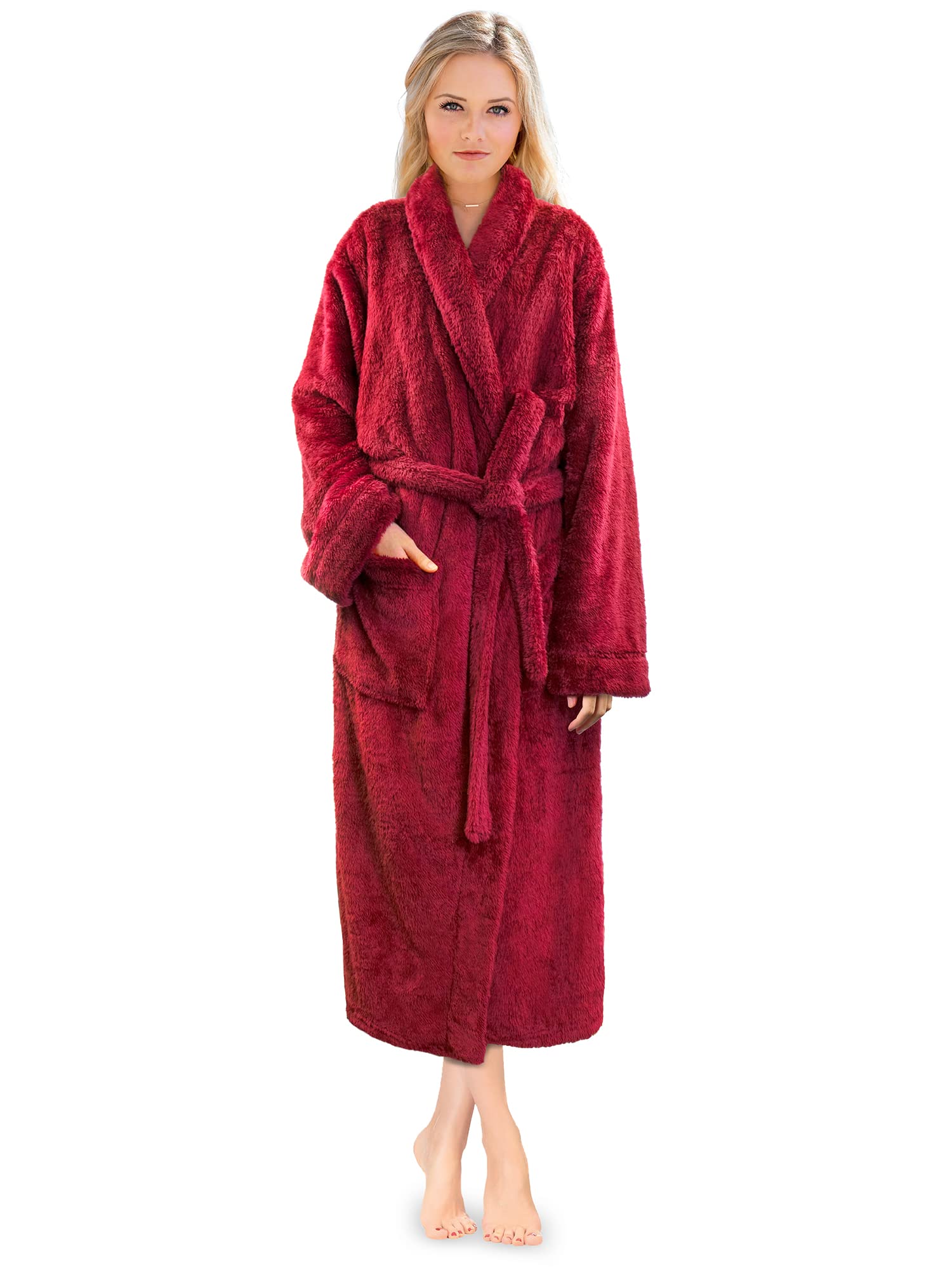 PAVILIA Plush Sherpa Robe