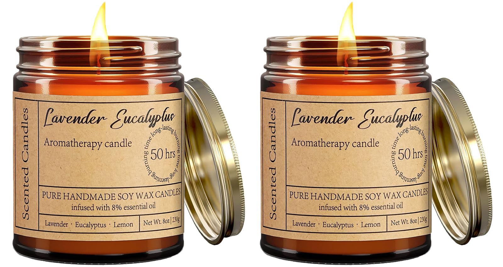 Lavender Eucalyptus Candles