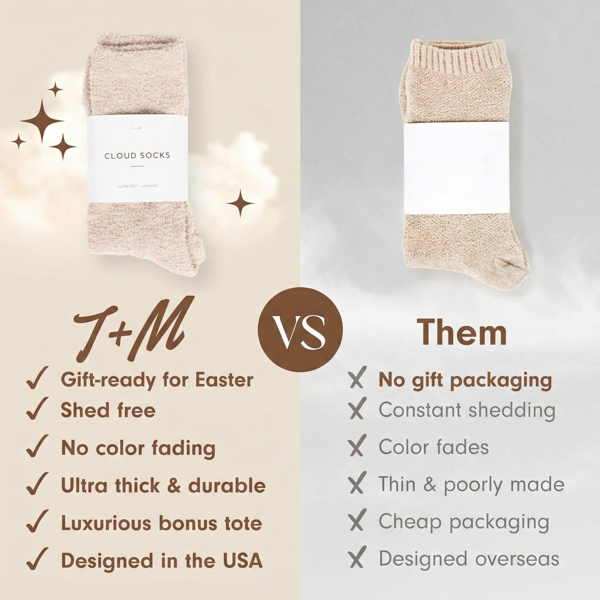 Ultra-Luxe Cloud Sock