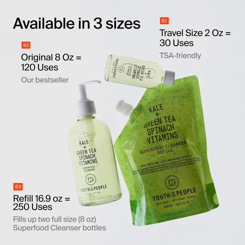 Youth To The People Superfood Facial Cleanser - Kale + Green Tea Daily Face Wash