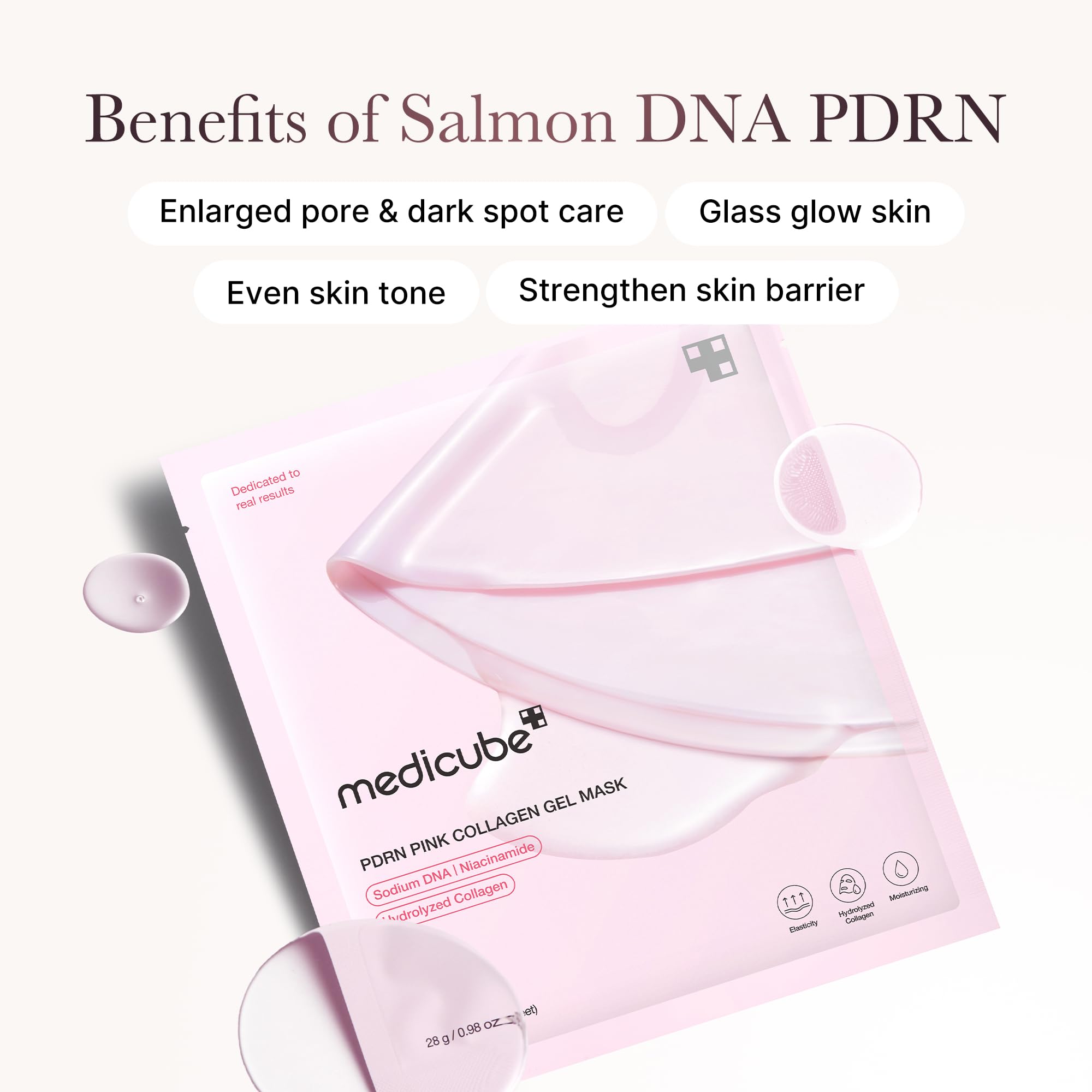 medicube PDRN Pink Collagen Overnight Gel Mask