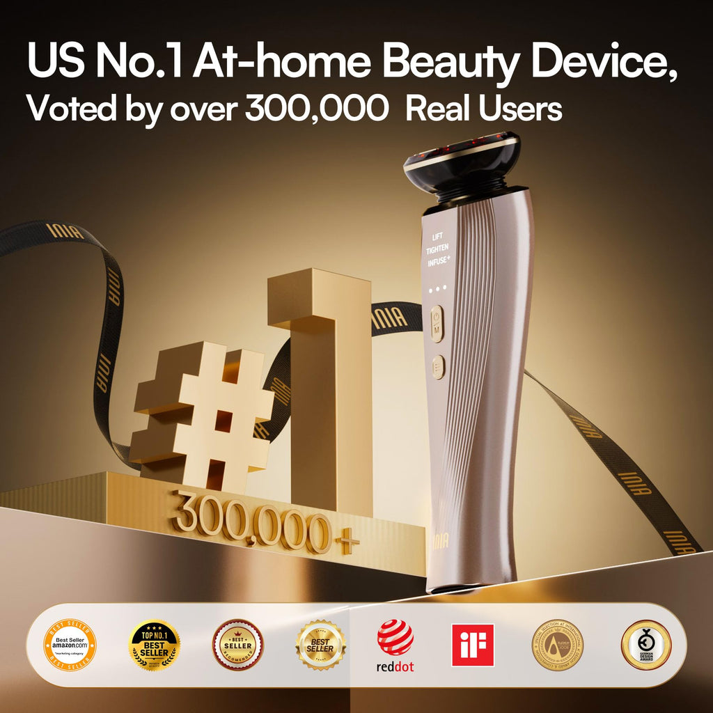 INIA Flare 3-in-1 Microcurrent Facial Device