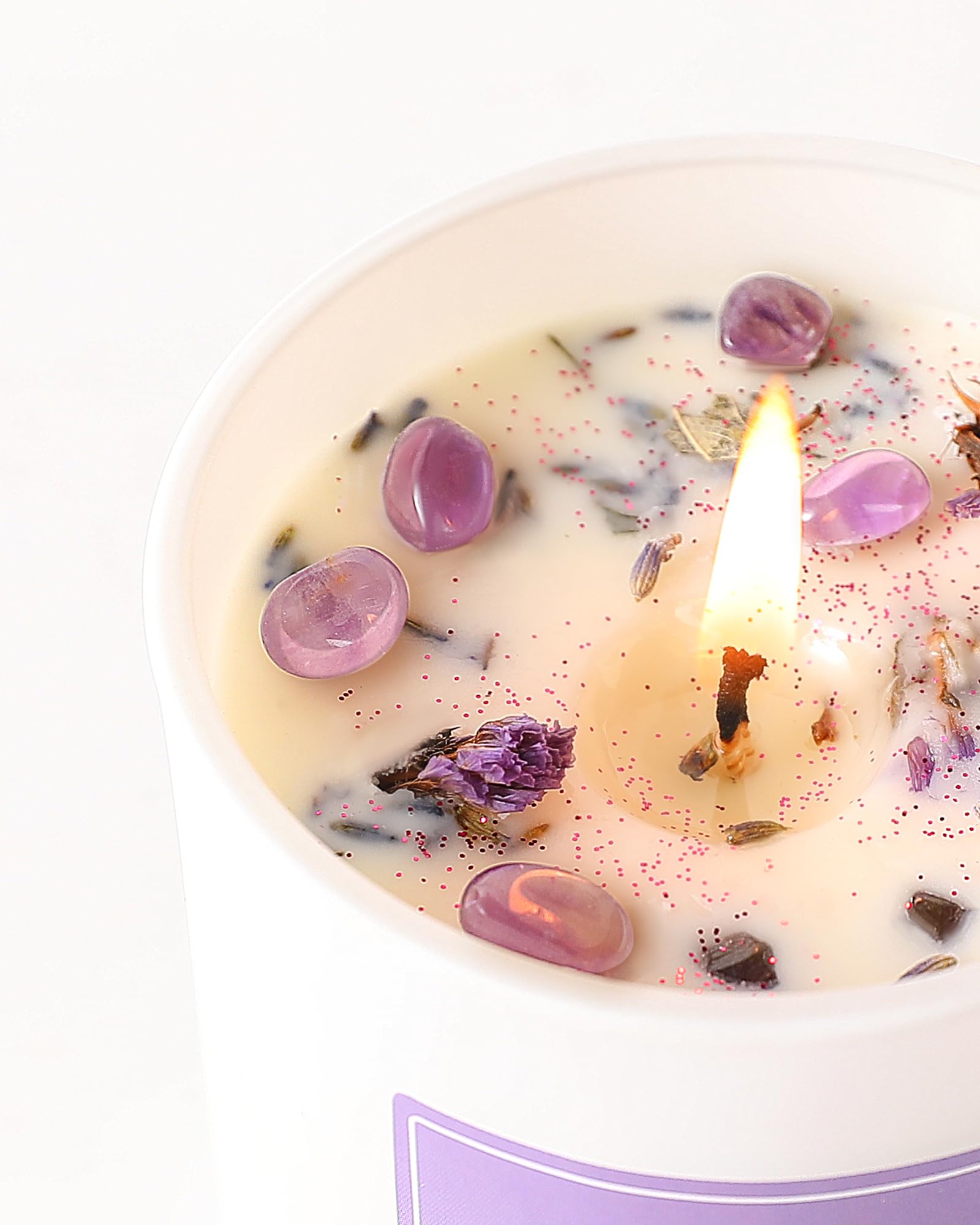 AOOVOO Lavender Candles