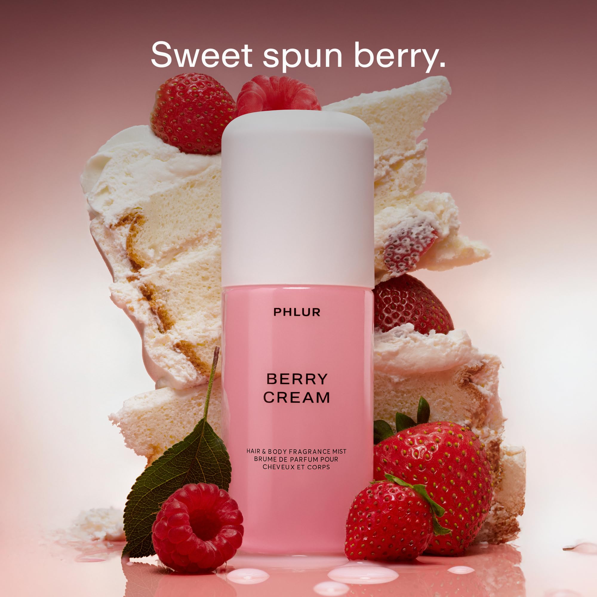 PHLUR Vanilla Skin Body Mist, 8 Fl Oz - Hair and Body Perfume for Women, Vanilla Perfume Body Spray with Pink Pepper, Cashmere Wood & Sandalwood Fragrance