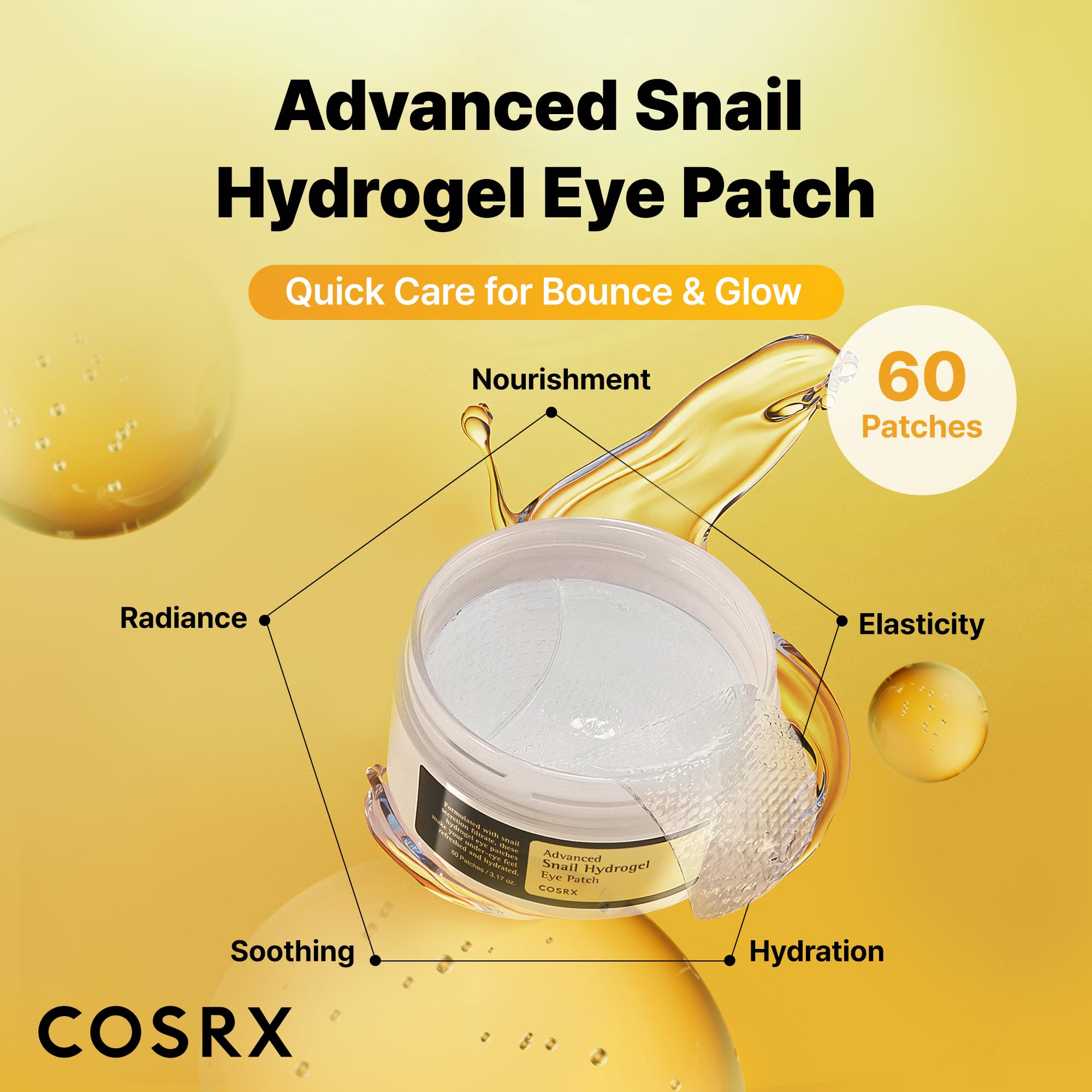 COSRX Pink Peptides Collagen Hydrogel Eye Patch