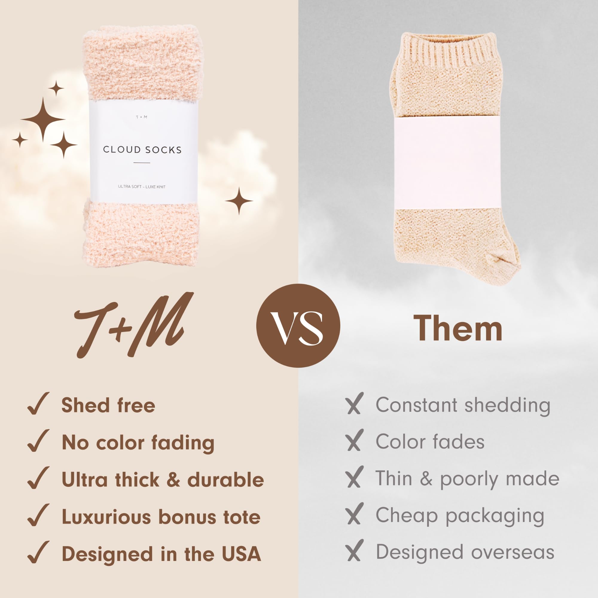 Ultra-Luxe Cloud Sock