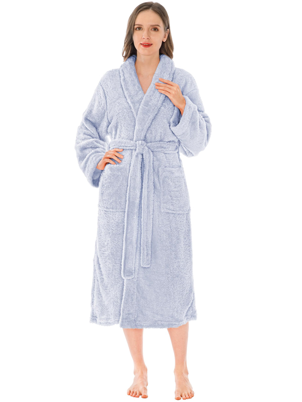 PAVILIA Plush Sherpa Robe