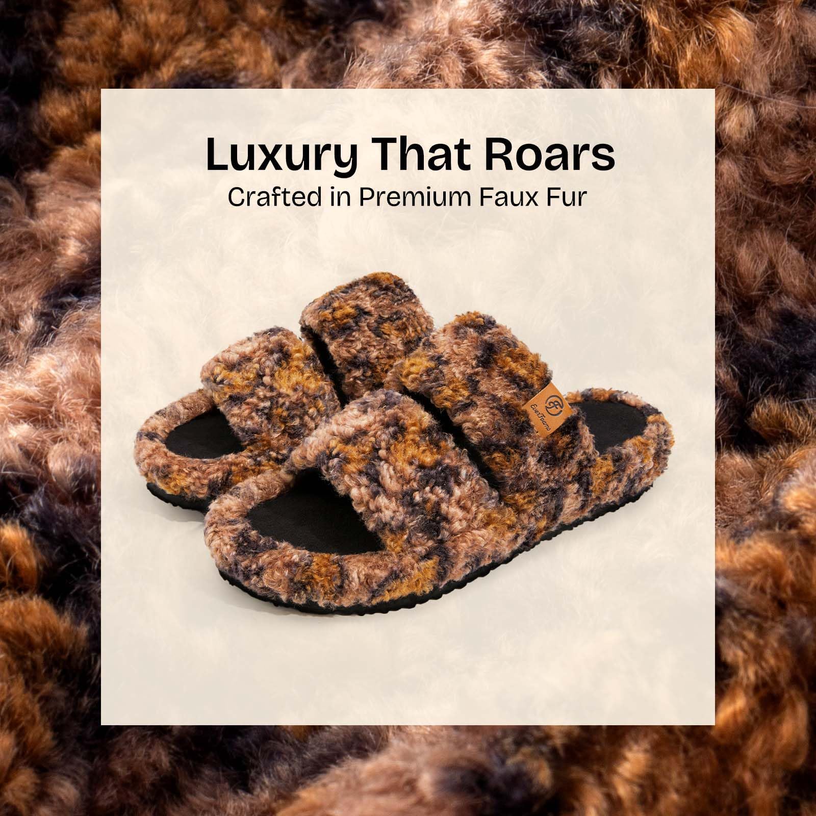 Fuzzy Memory Foam Slippers