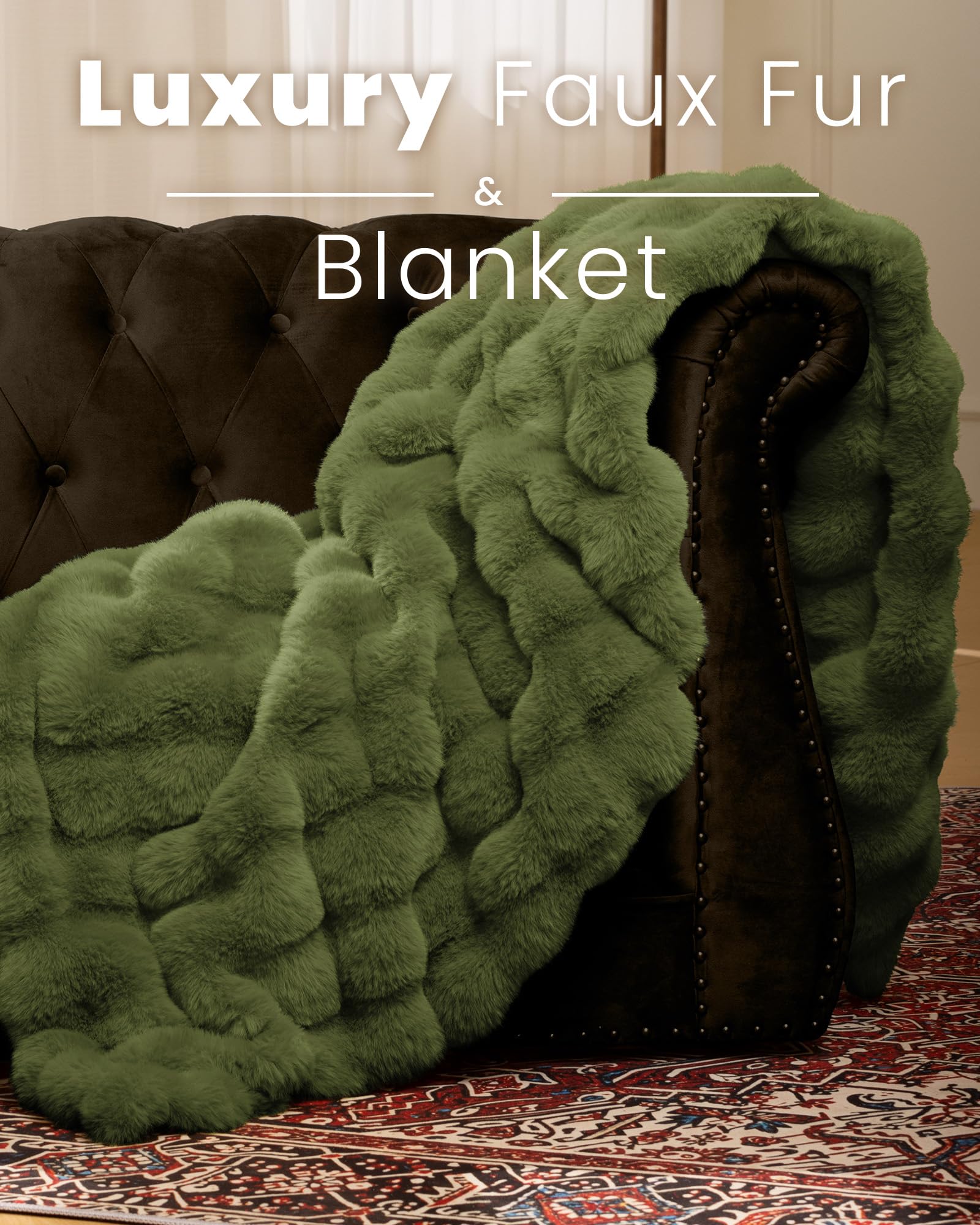 Ultra Soft Cozy 50x60 Faux Fur Throw