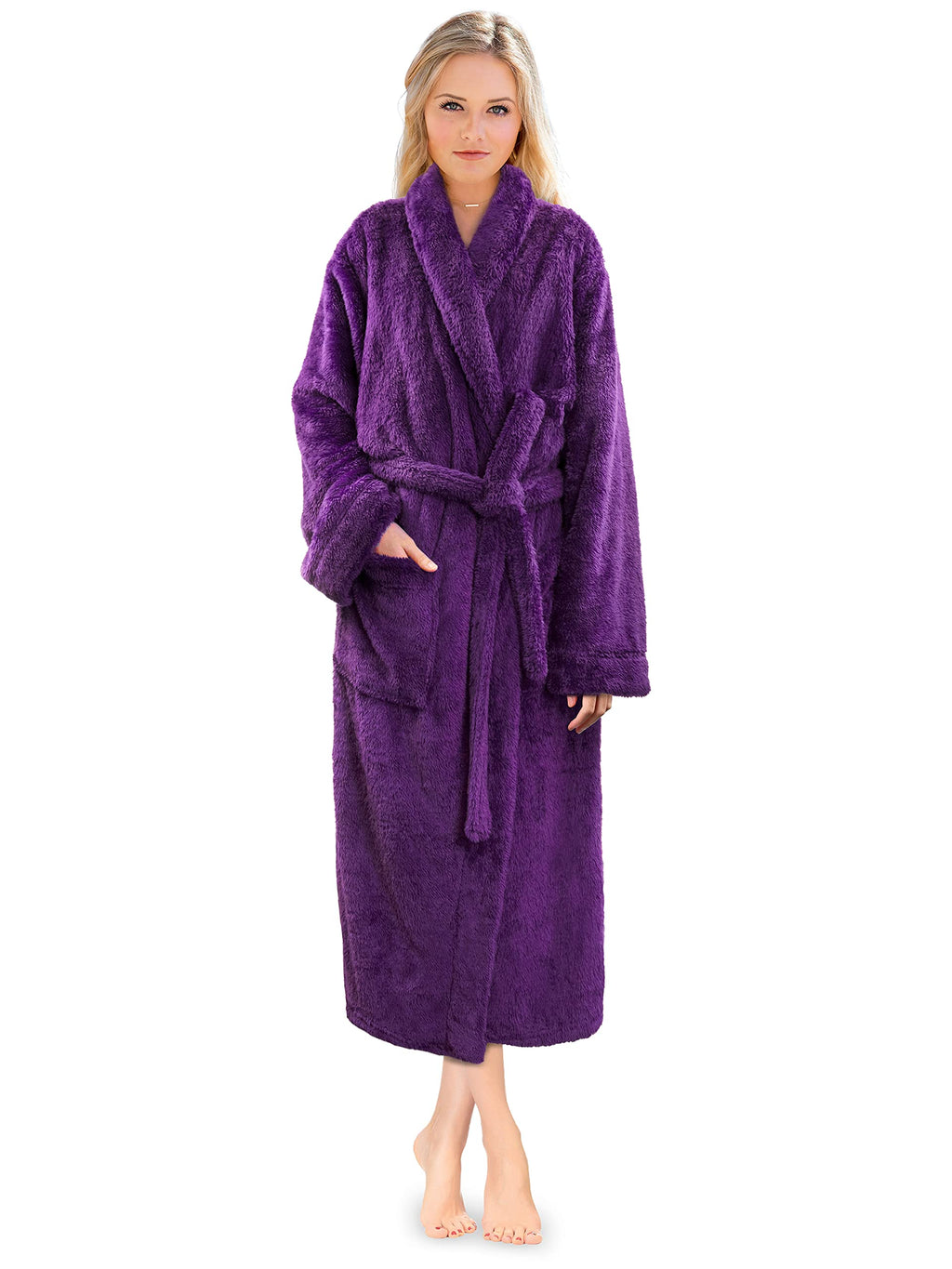 PAVILIA Plush Sherpa Robe