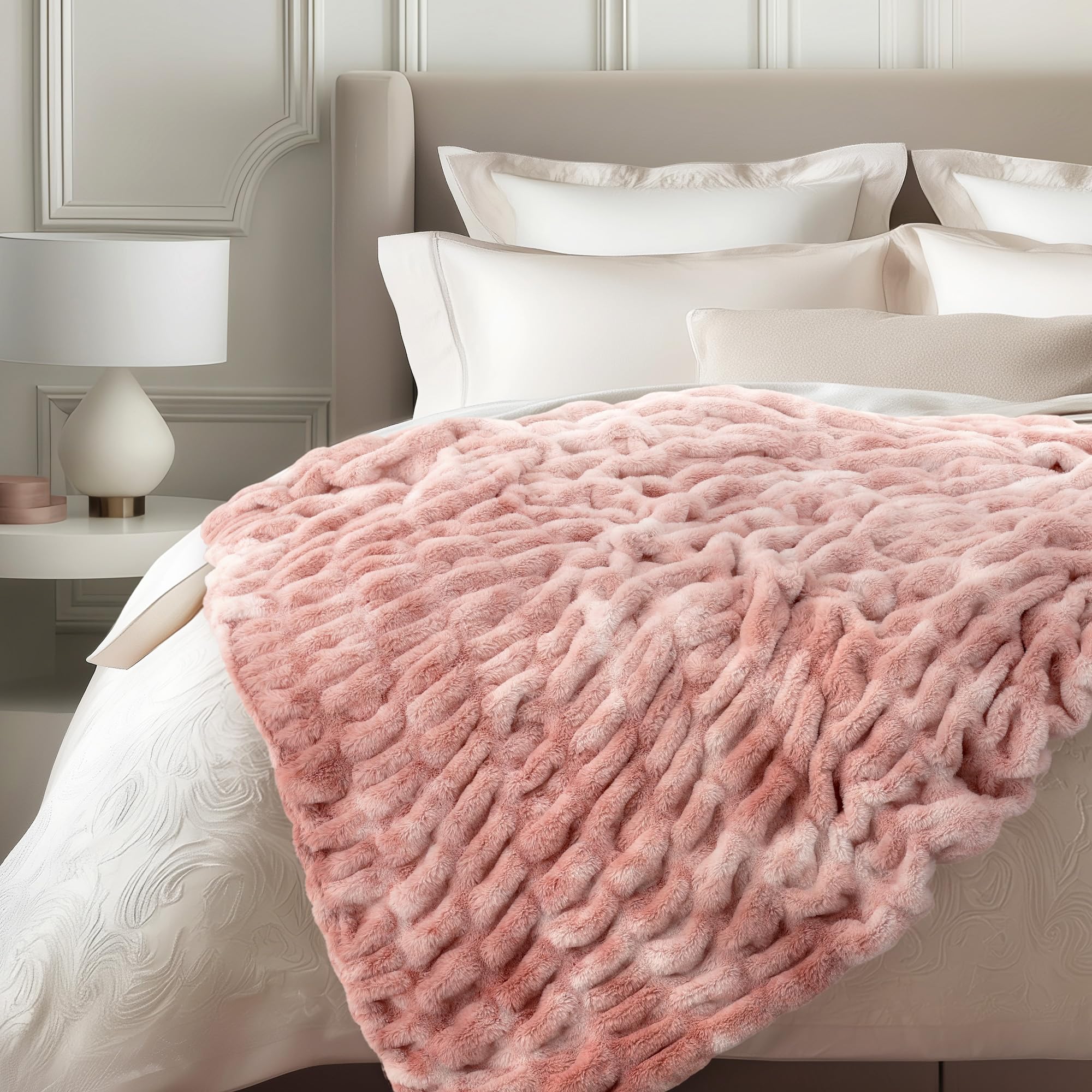 Ultra Soft Cozy 50x60 Faux Fur Throw