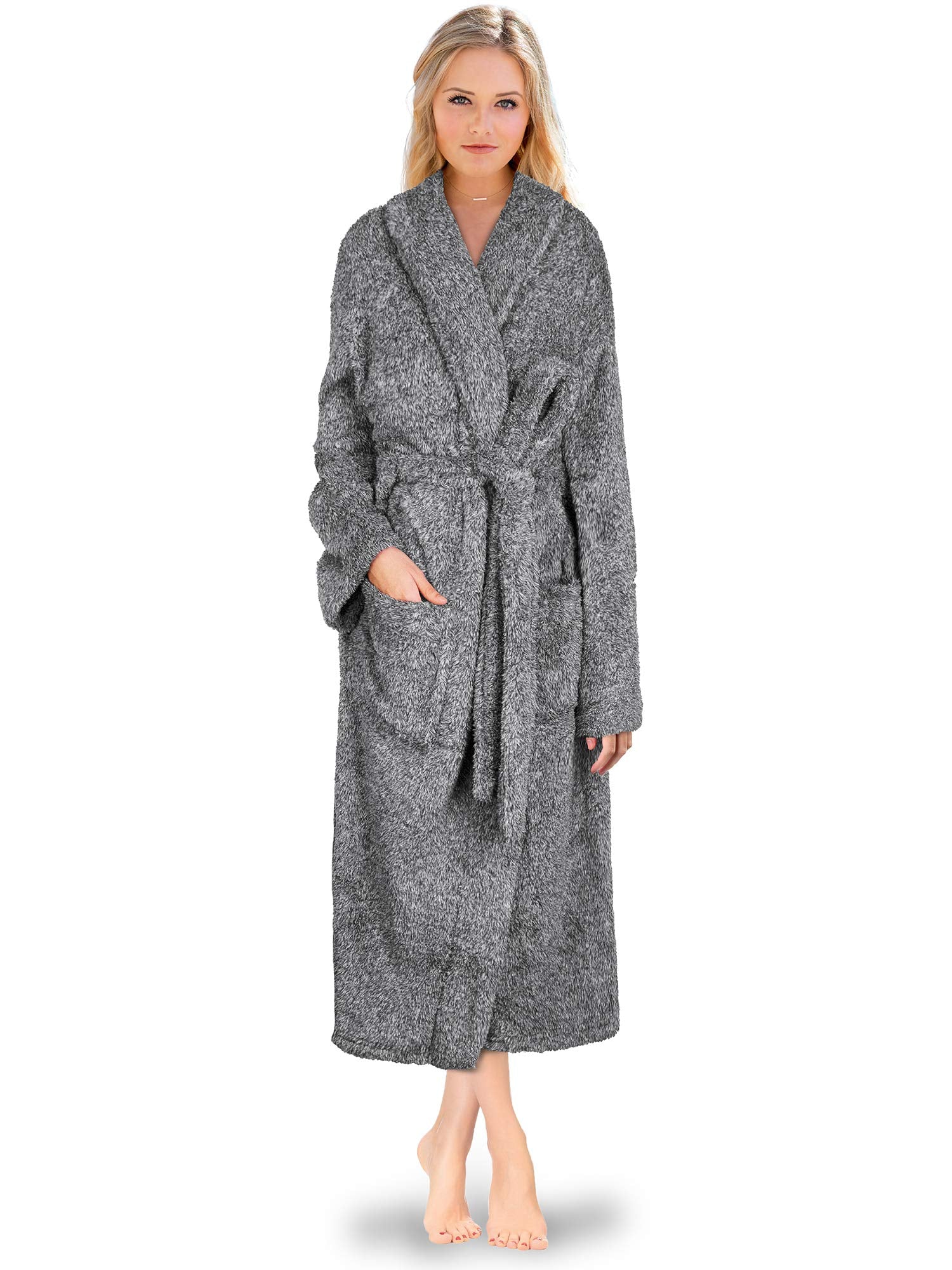 PAVILIA Plush Sherpa Robe