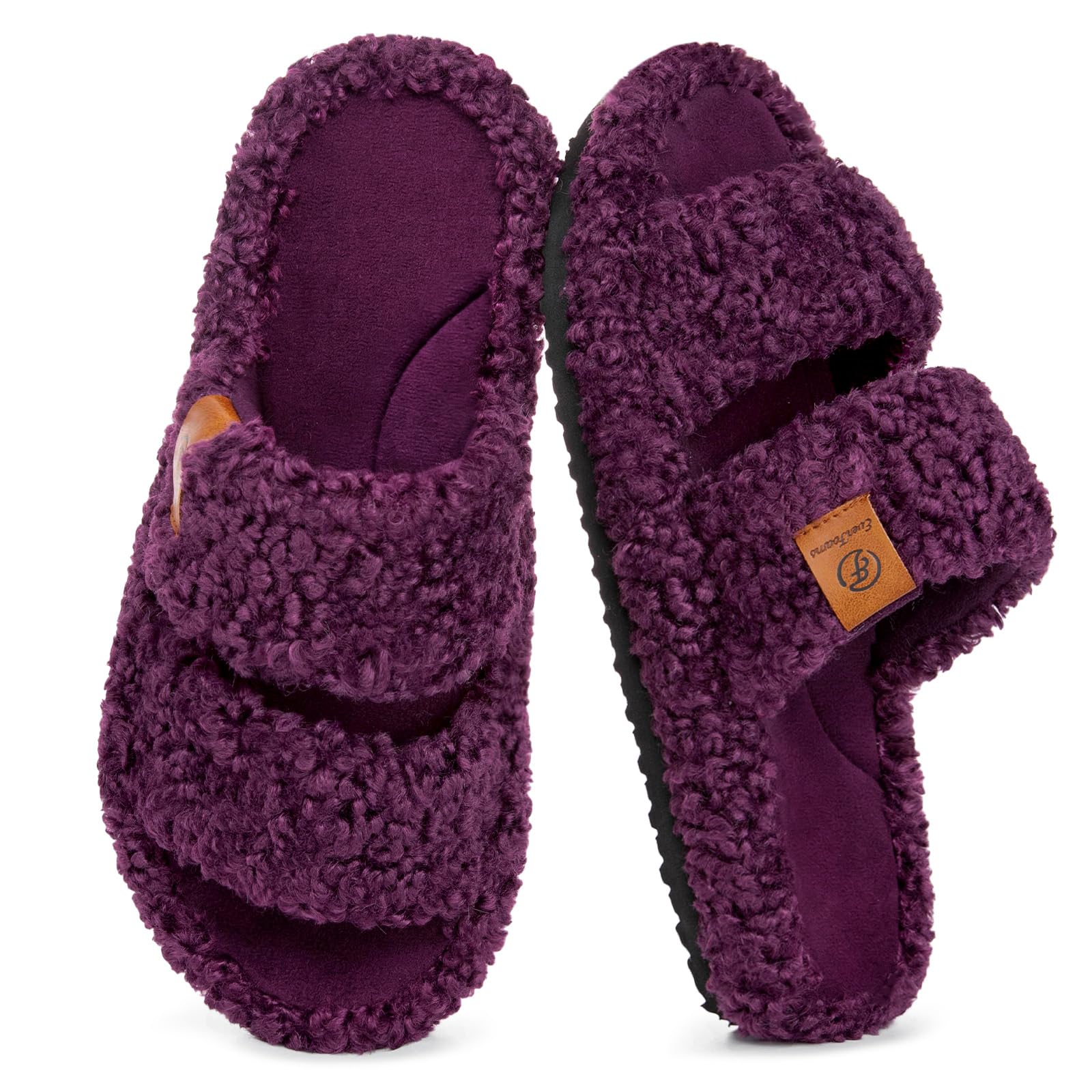 Fuzzy Memory Foam Slippers