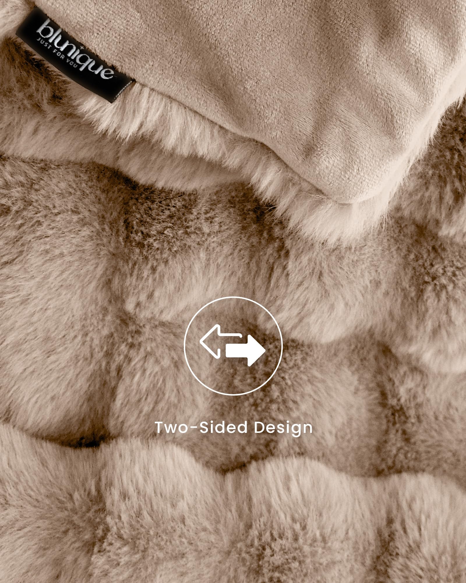 Ultra Soft Cozy 50x60 Faux Fur Throw