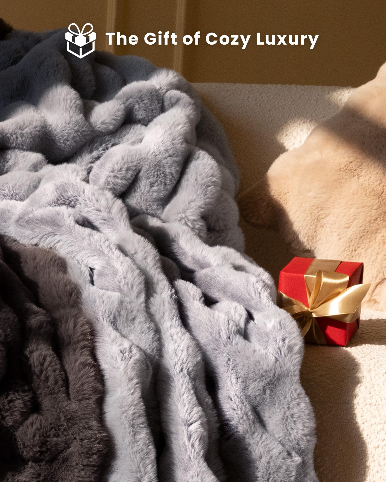 Ultra Soft Cozy 50x60 Faux Fur Throw