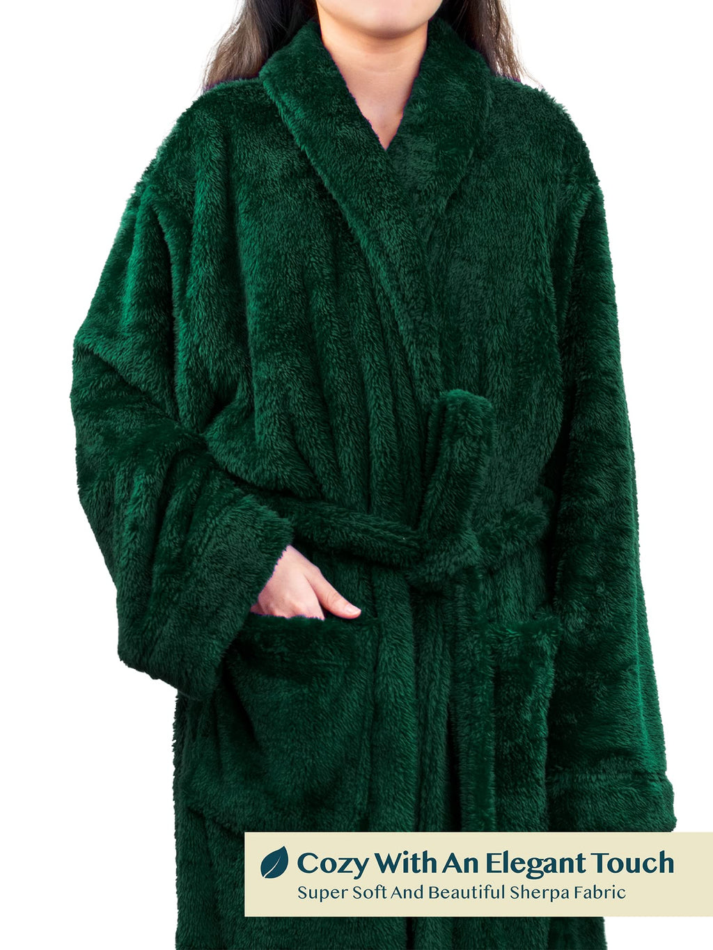 PAVILIA Plush Sherpa Robe