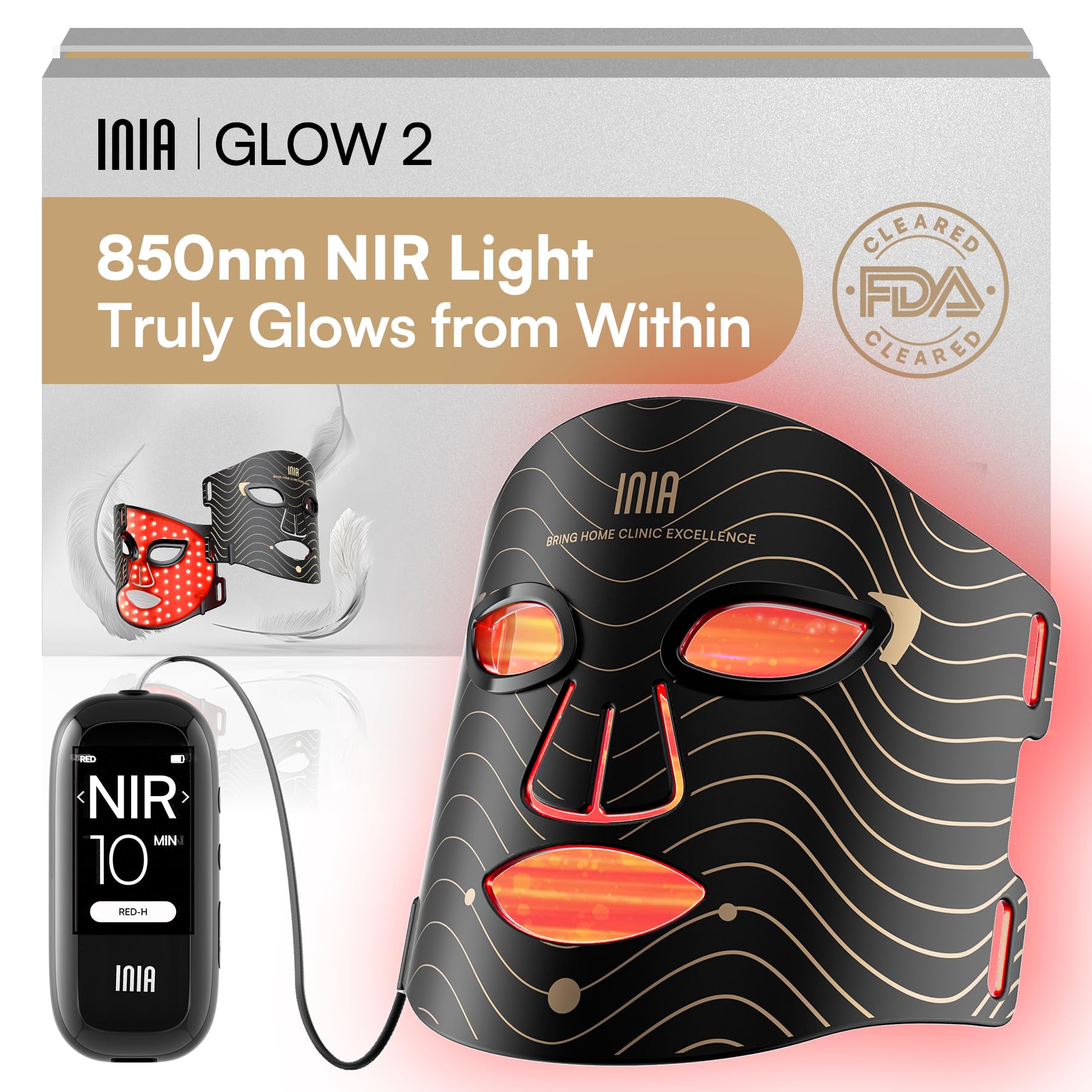 INIA Red Light Therapy Mask