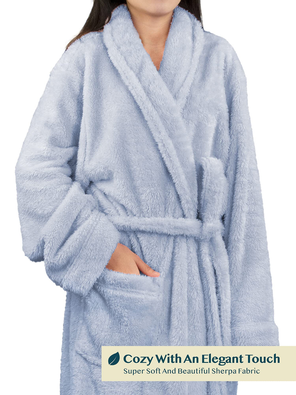 PAVILIA Plush Sherpa Robe