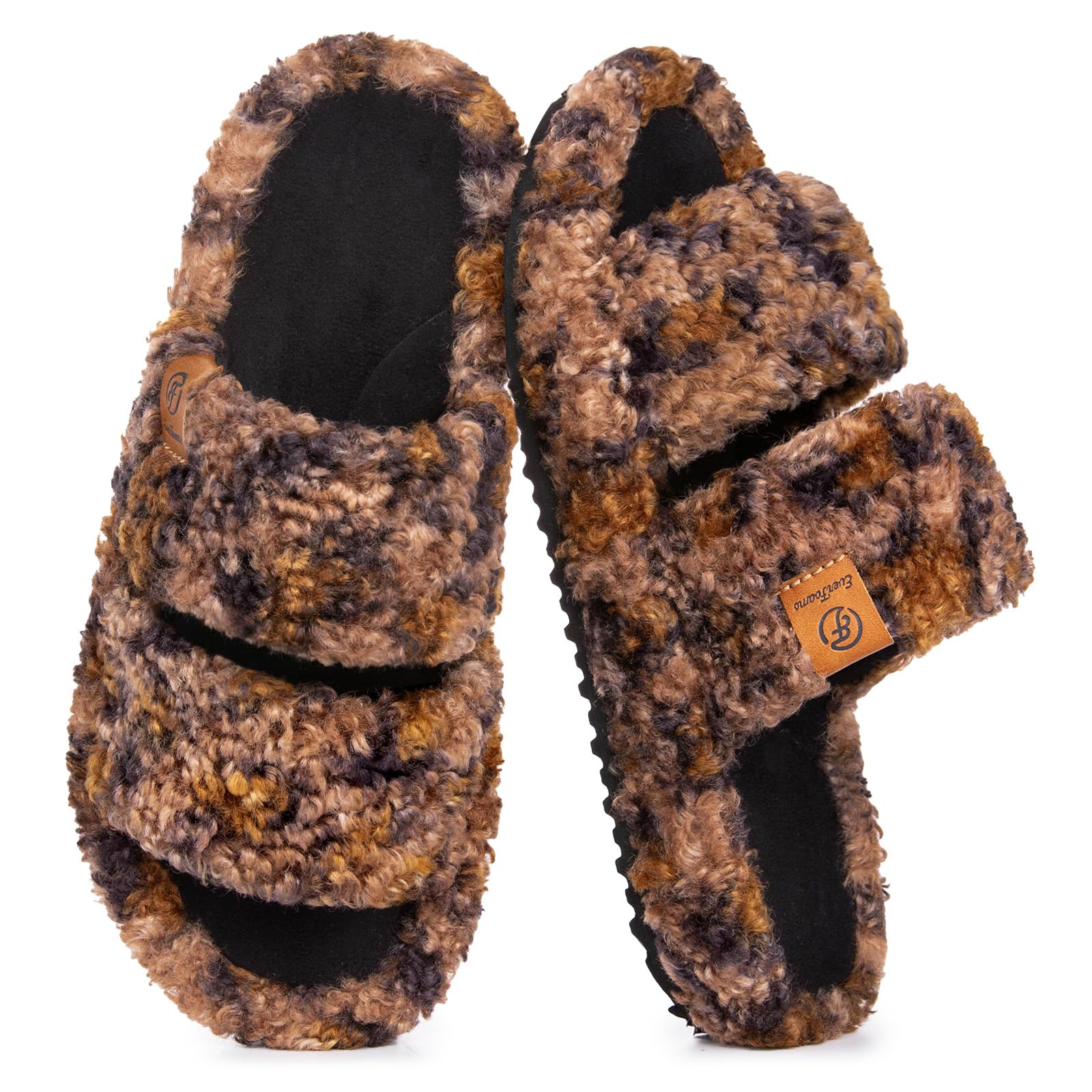 Fuzzy Memory Foam Slippers
