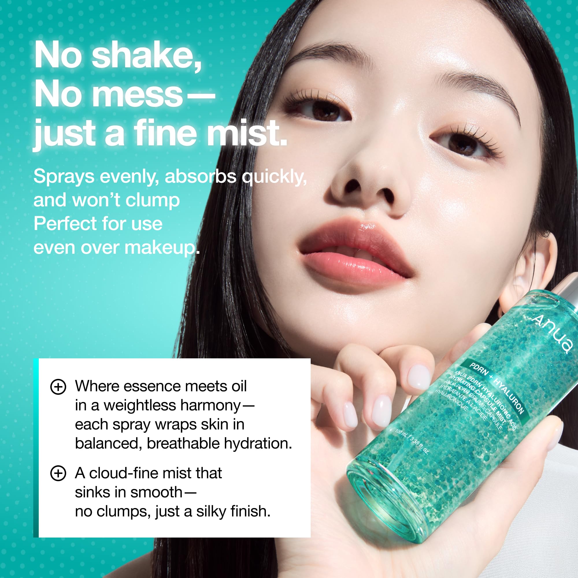 ANUA PDRN Collagen Glow Facial Serum Spray