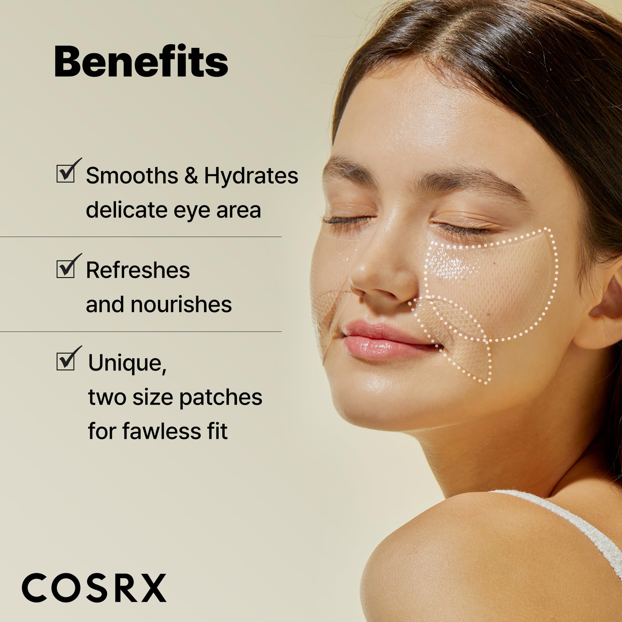 COSRX Pink Peptides Collagen Hydrogel Eye Patch