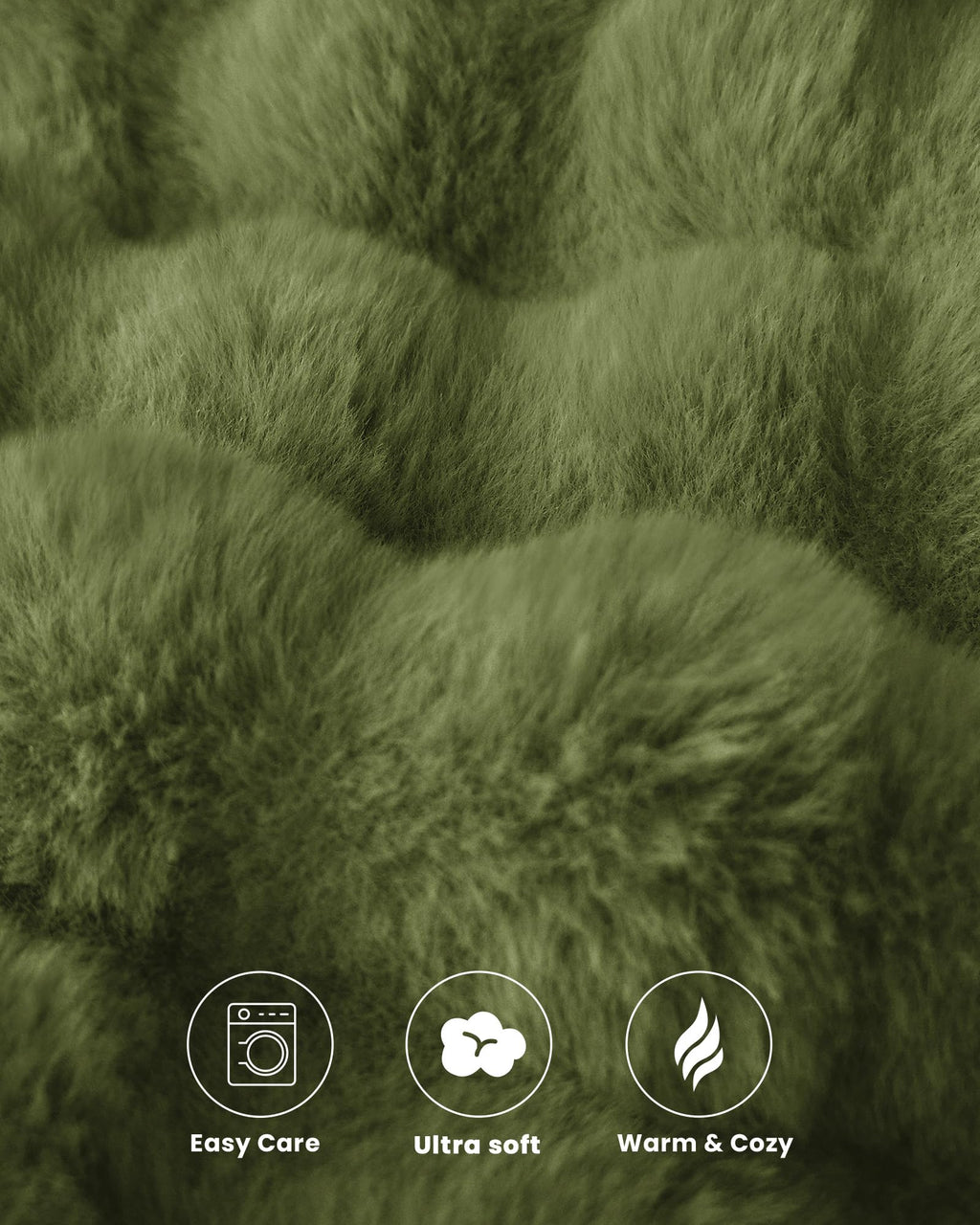 Ultra Soft Cozy 50x60 Faux Fur Throw