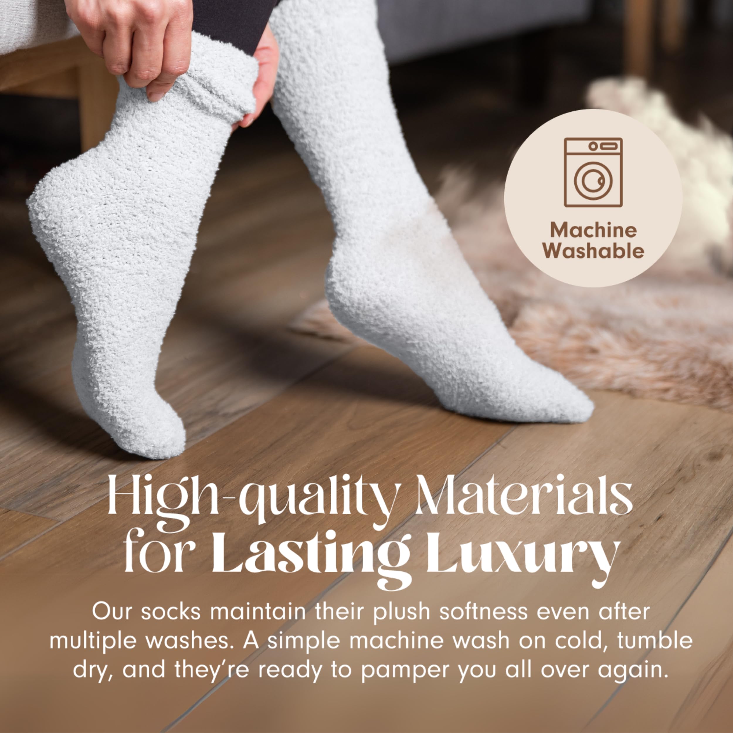 Ultra-Luxe Cloud Sock