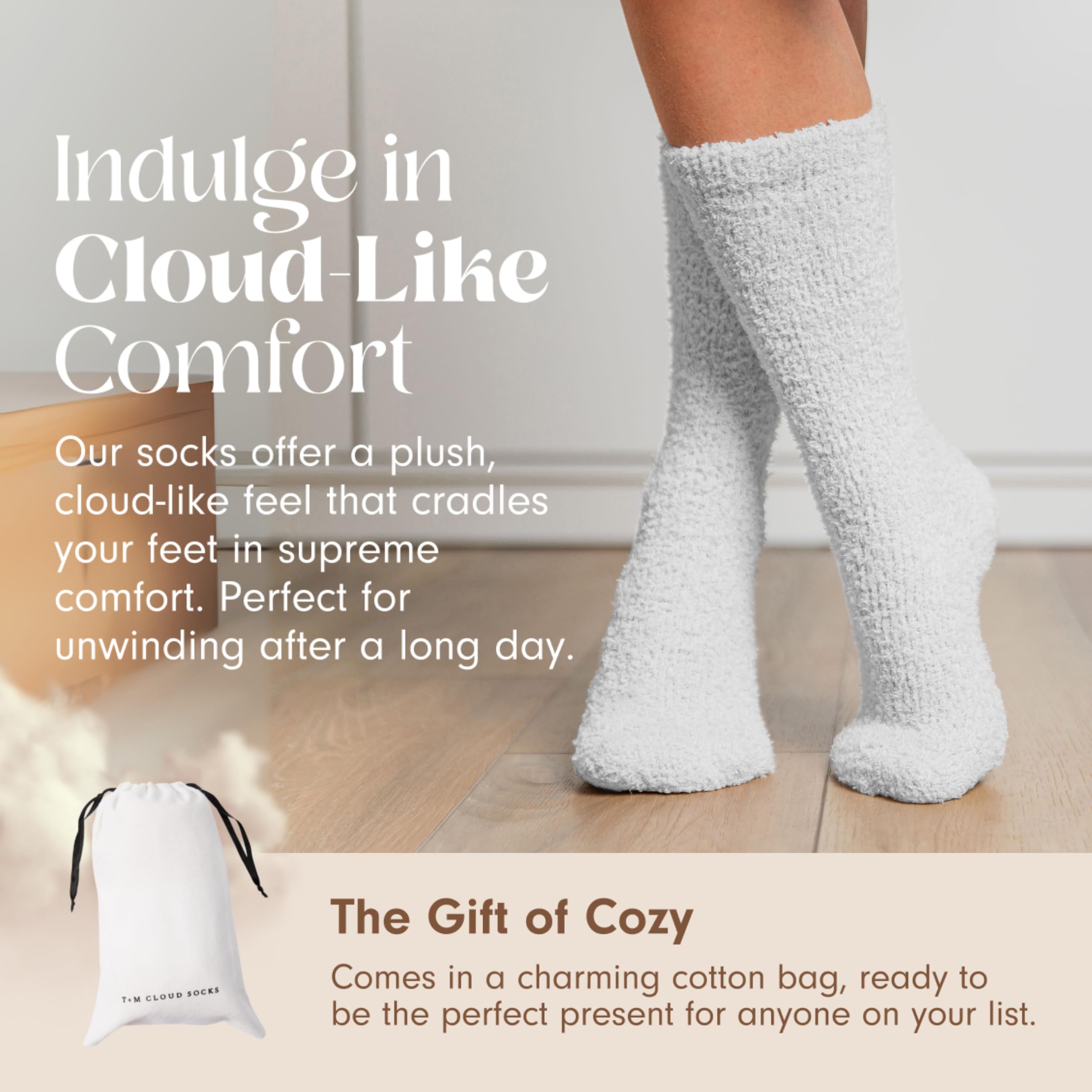 Ultra-Luxe Cloud Sock