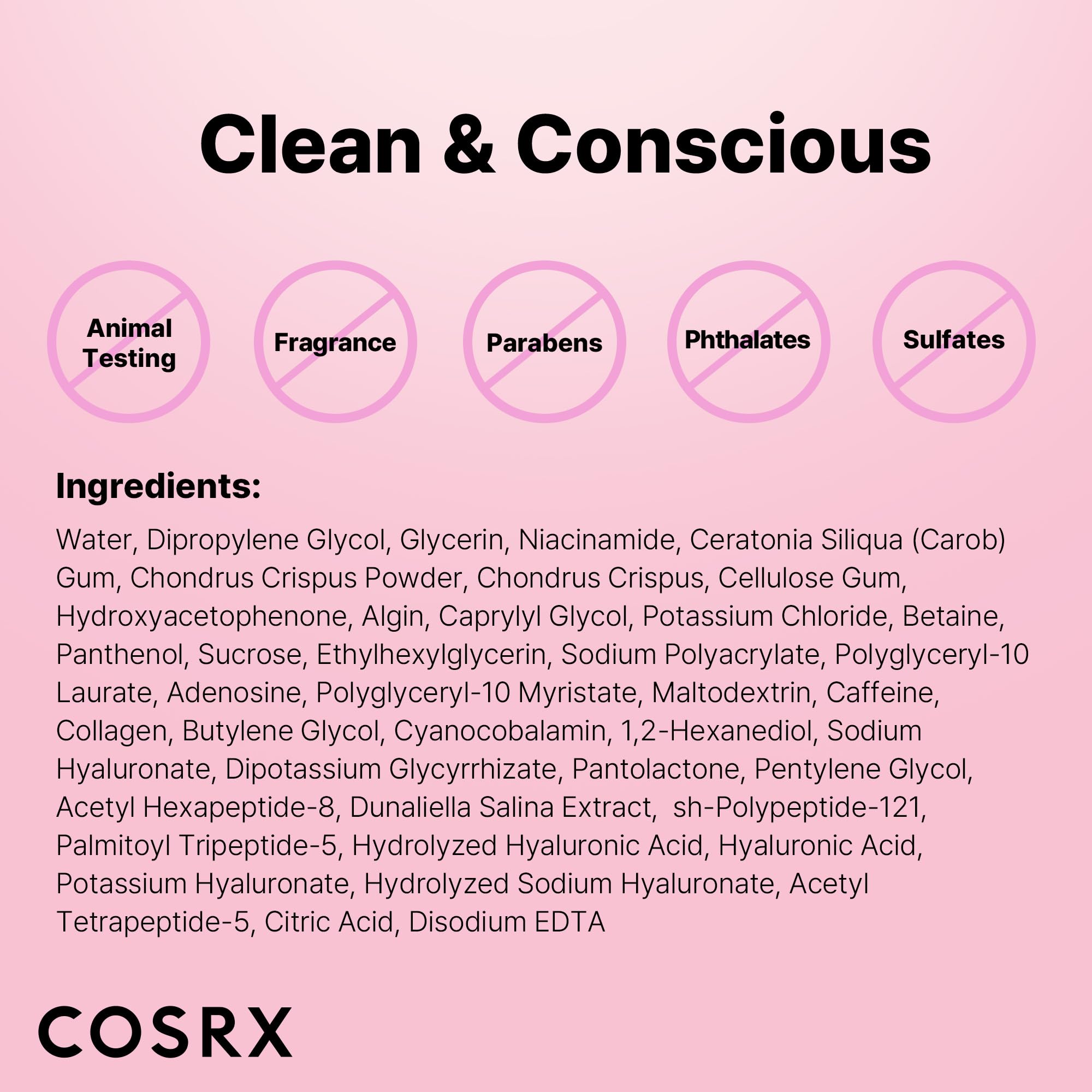 COSRX Pink Peptides Collagen Hydrogel Eye Patch