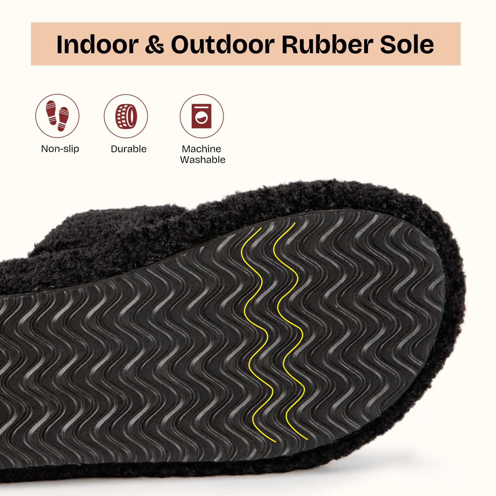 Fuzzy Memory Foam Slippers