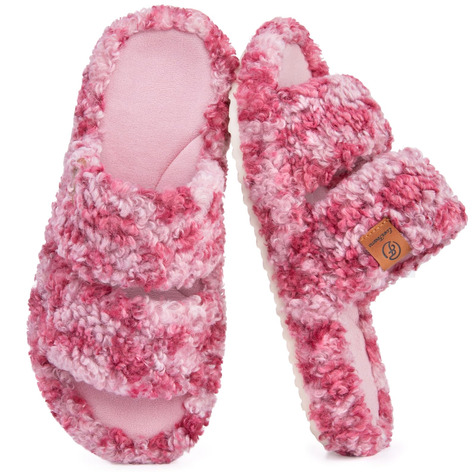 Fuzzy Memory Foam Slippers