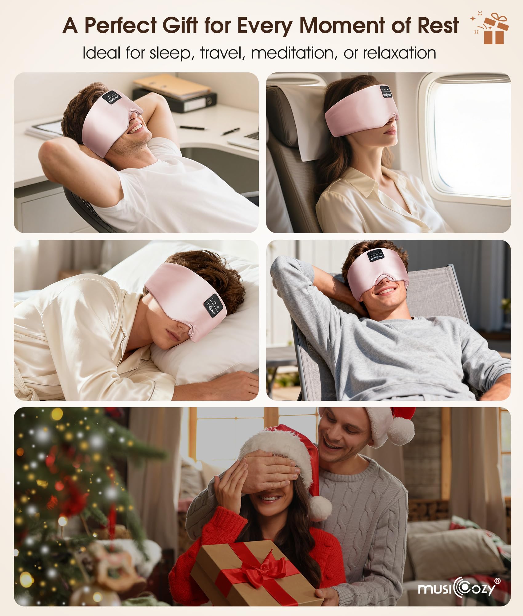Mulberry Silk Bluetooth Sleep Mask