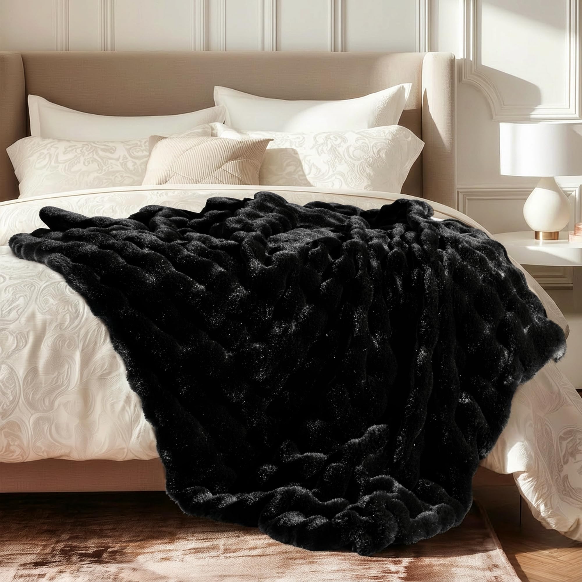 Ultra Soft Cozy 50x60 Faux Fur Throw