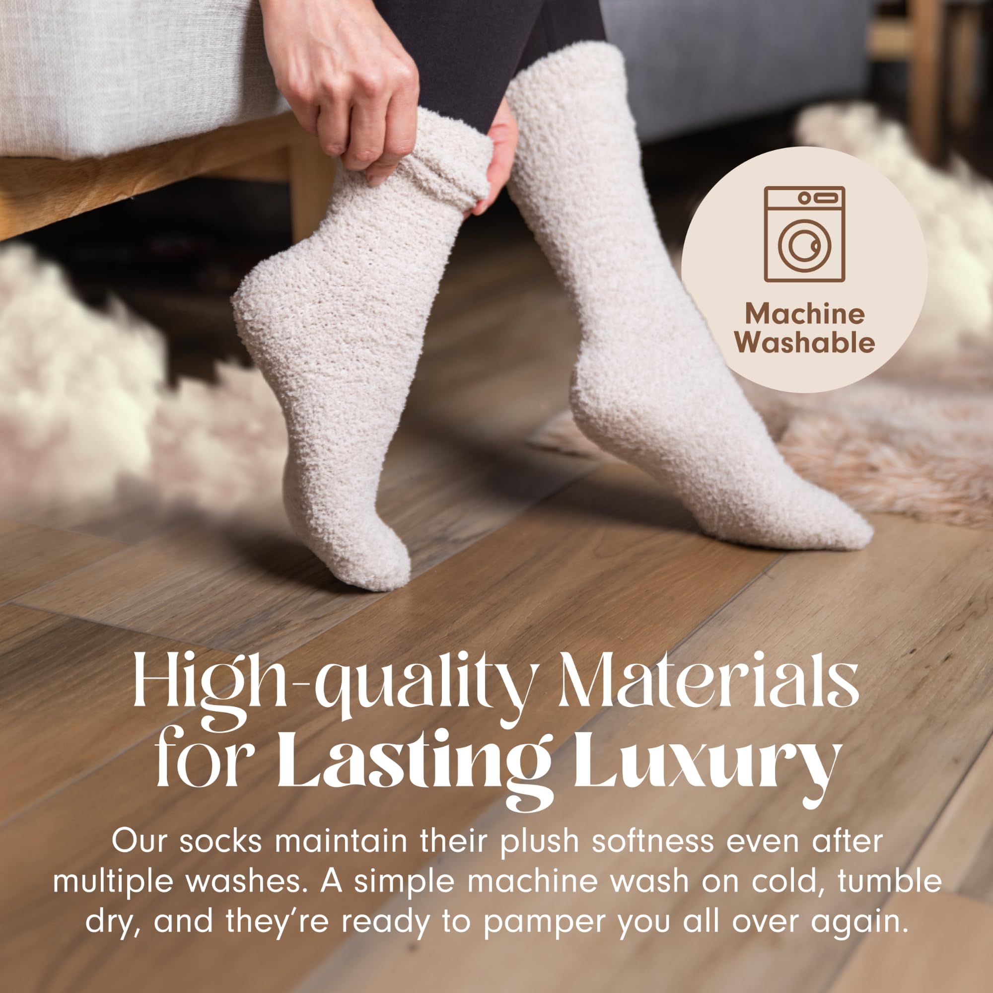 Ultra-Luxe Cloud Sock