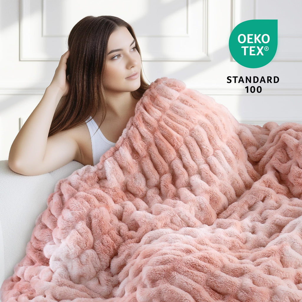 Ultra Soft Cozy 50x60 Faux Fur Throw