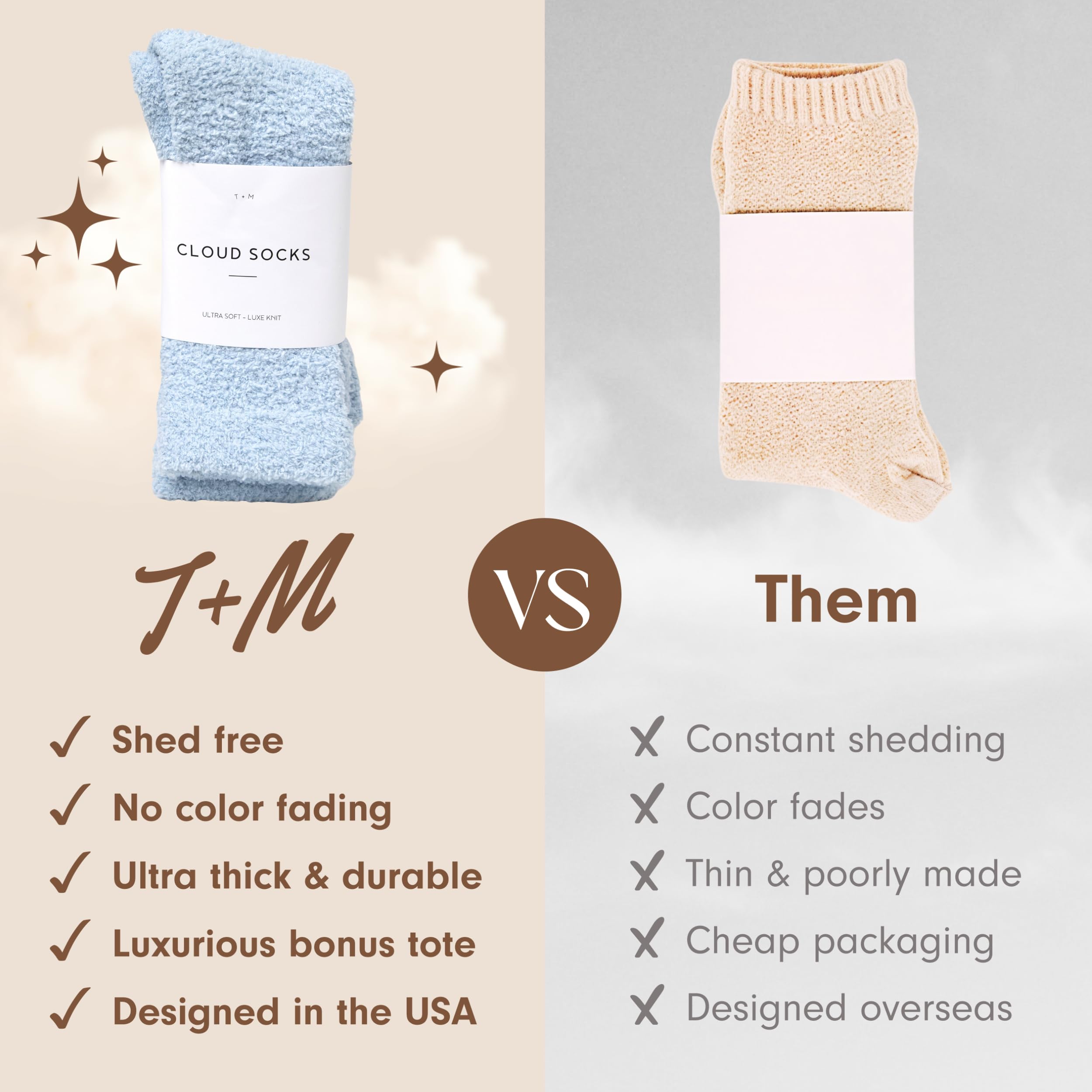 Ultra-Luxe Cloud Sock