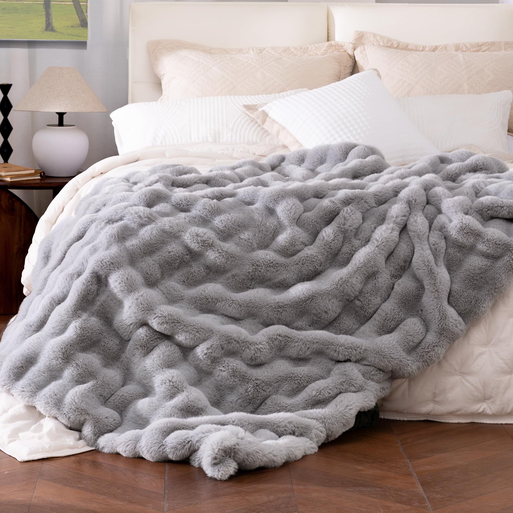 Ultra Soft Cozy 50x60 Faux Fur Throw