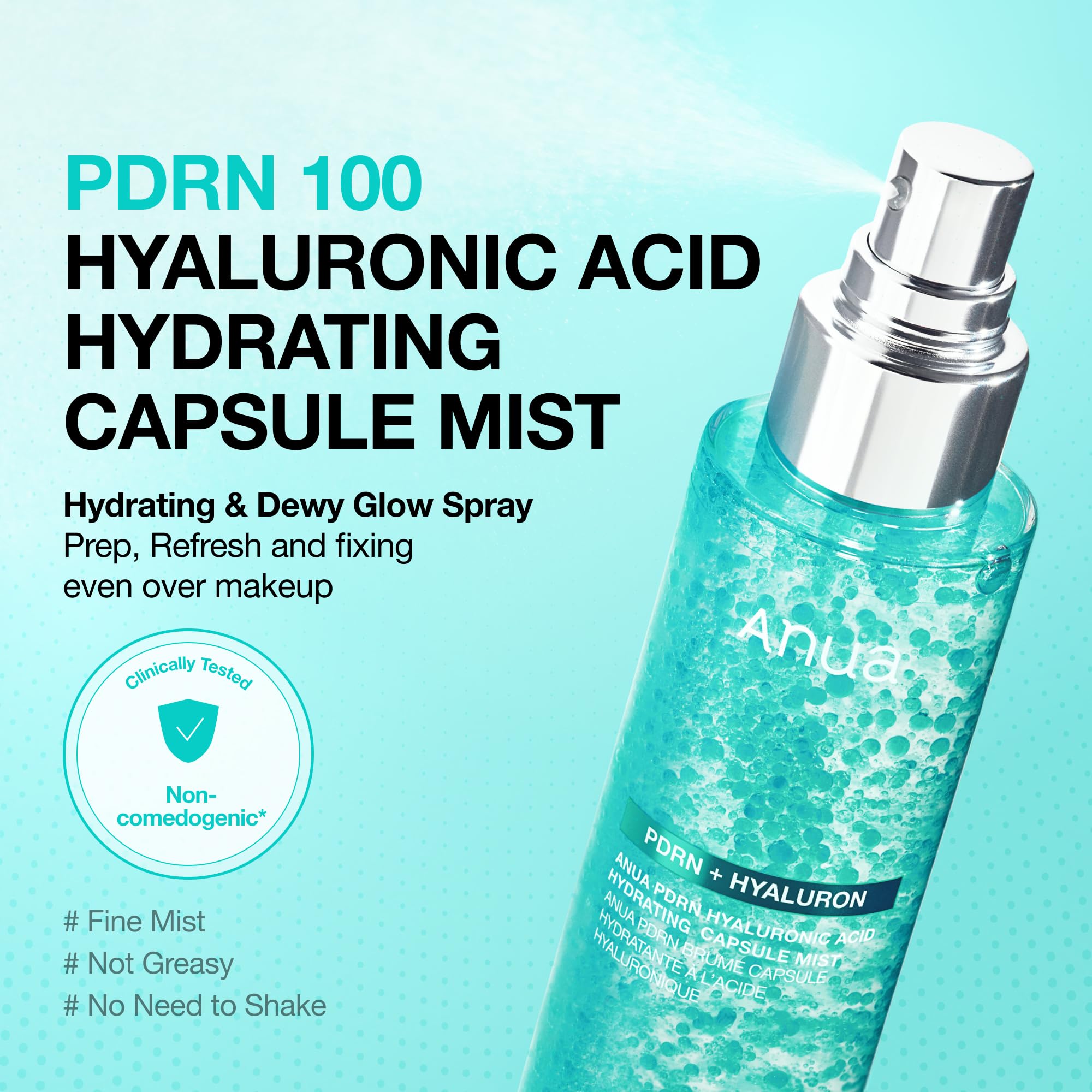 ANUA PDRN Collagen Glow Facial Serum Spray