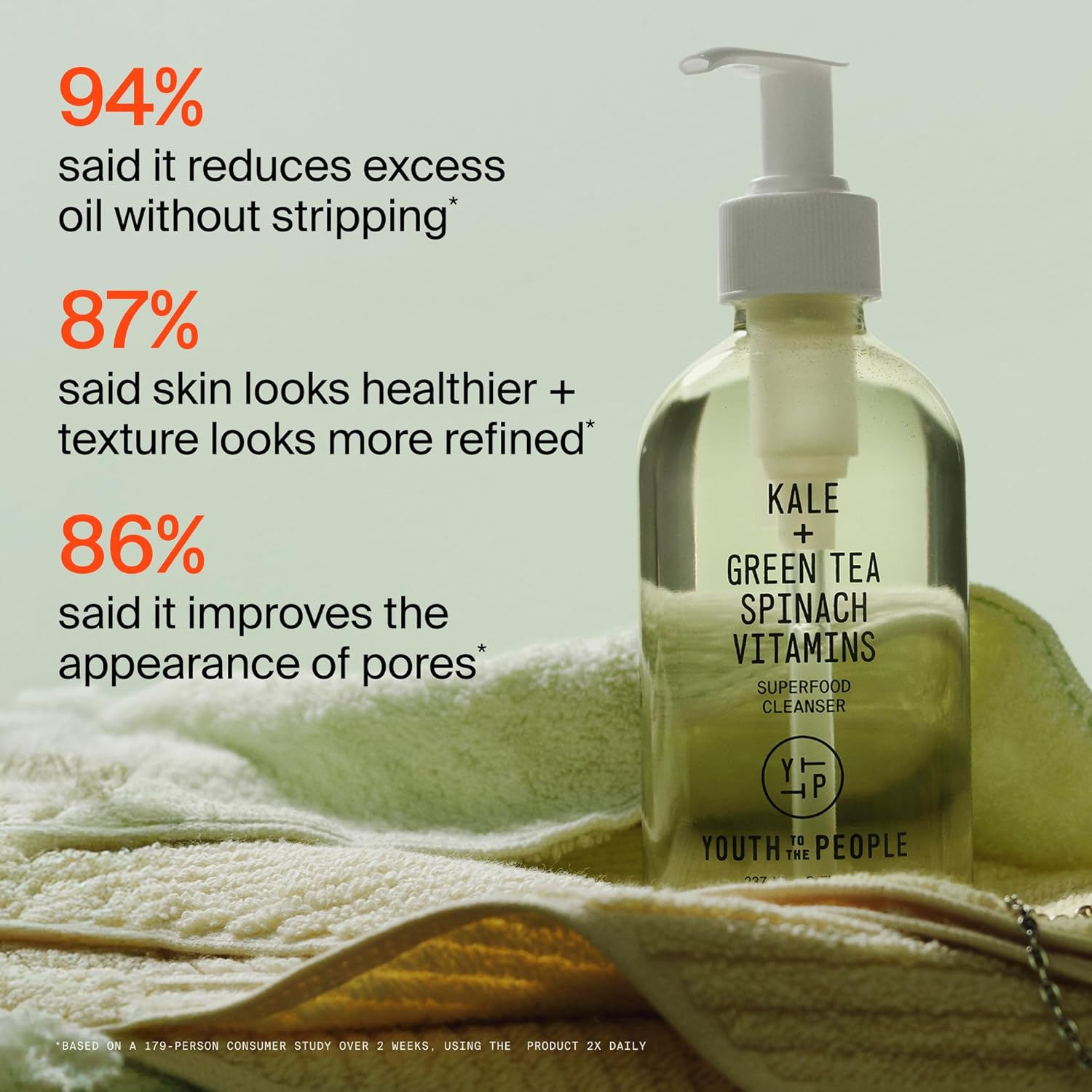 Youth To The People Superfood Facial Cleanser - Kale + Green Tea Daily Face Wash