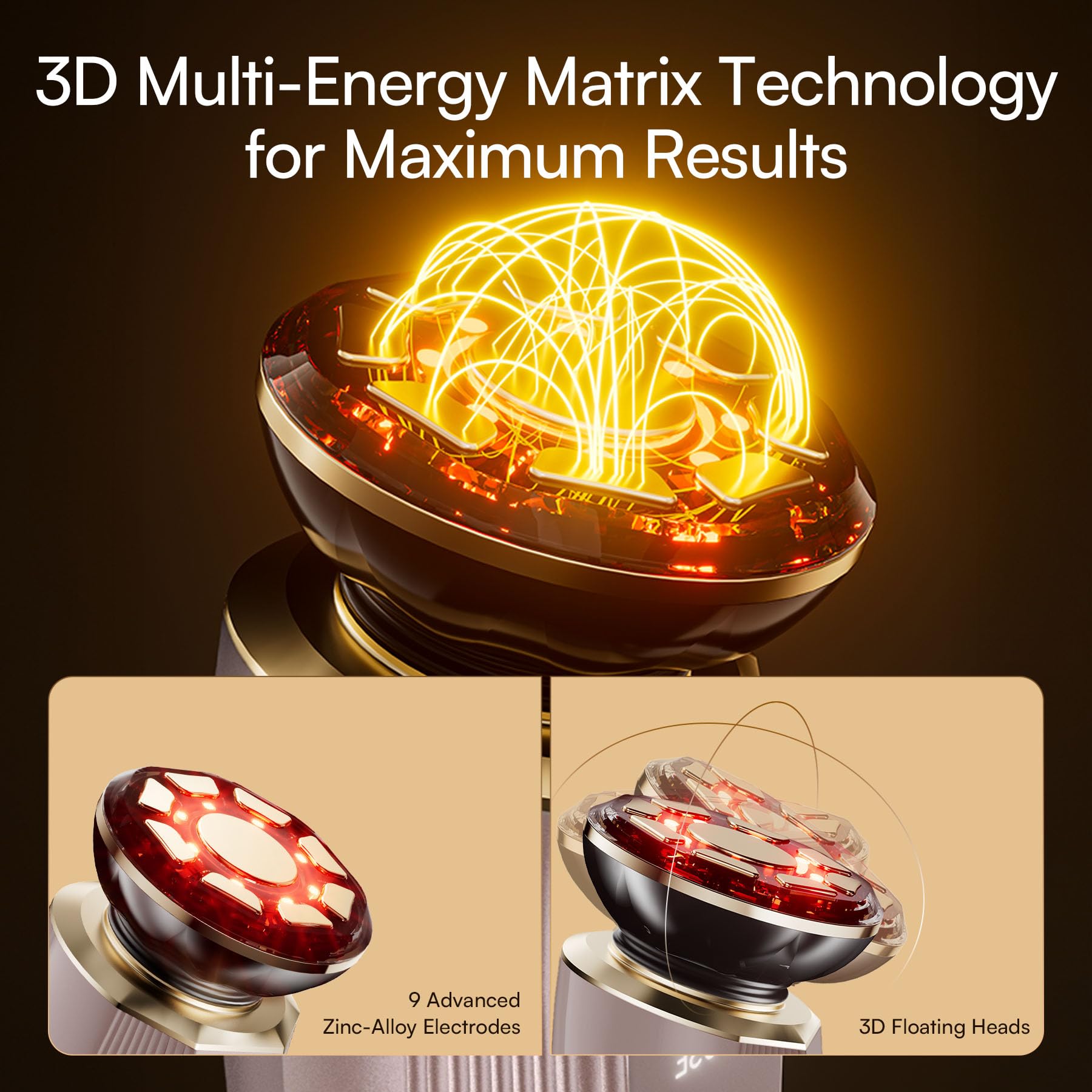 INIA Flare 3-in-1 Microcurrent Facial Device