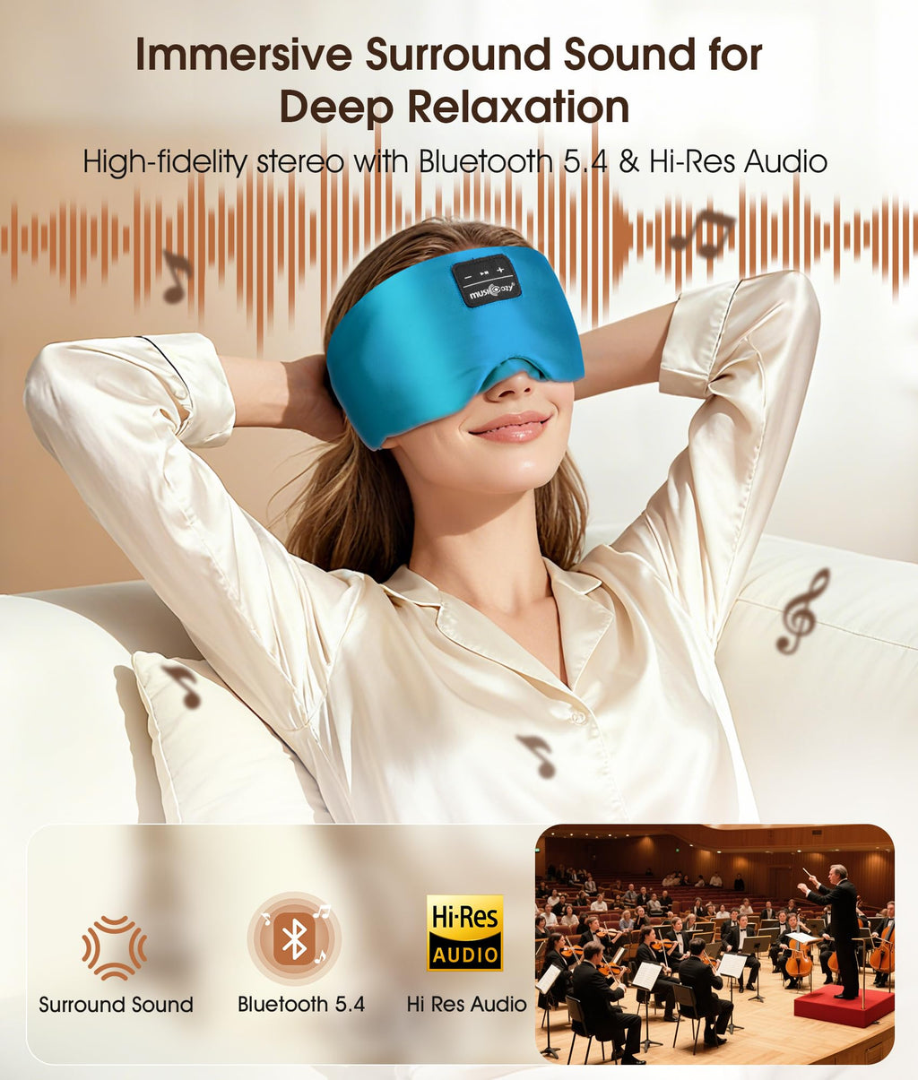 Mulberry Silk Bluetooth Sleep Mask