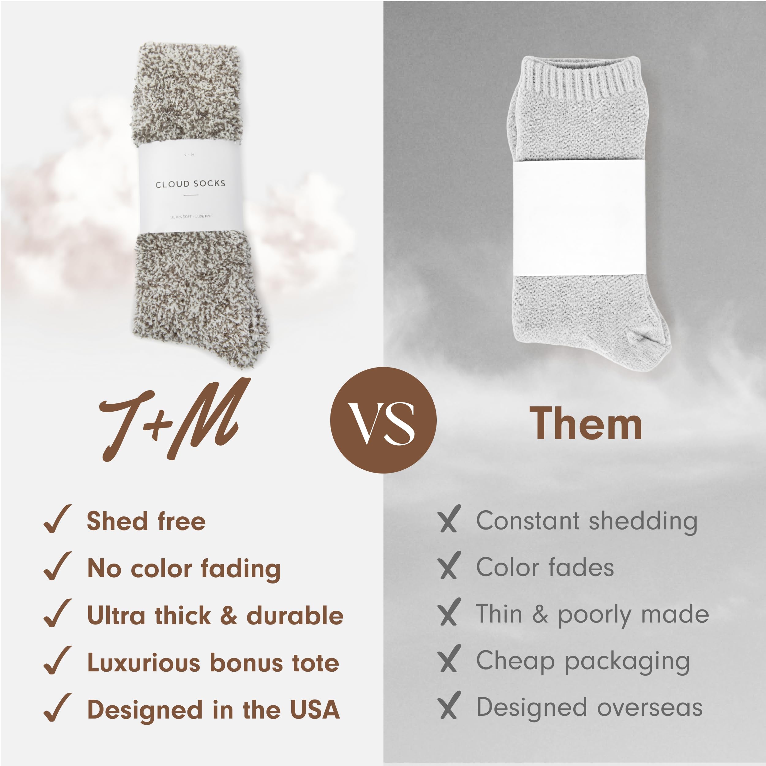 Ultra-Luxe Cloud Sock