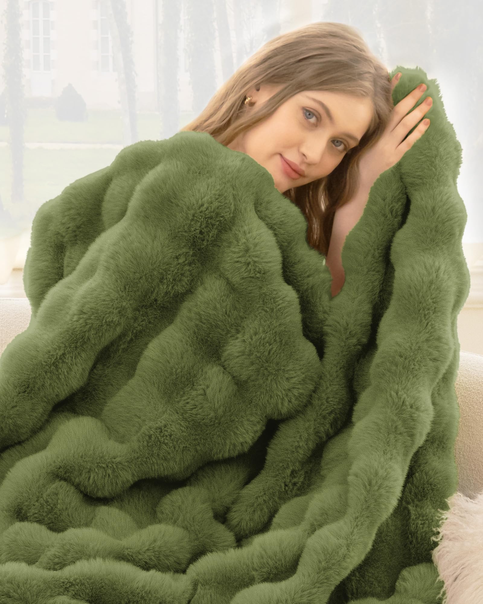 Ultra Soft Cozy 50x60 Faux Fur Throw