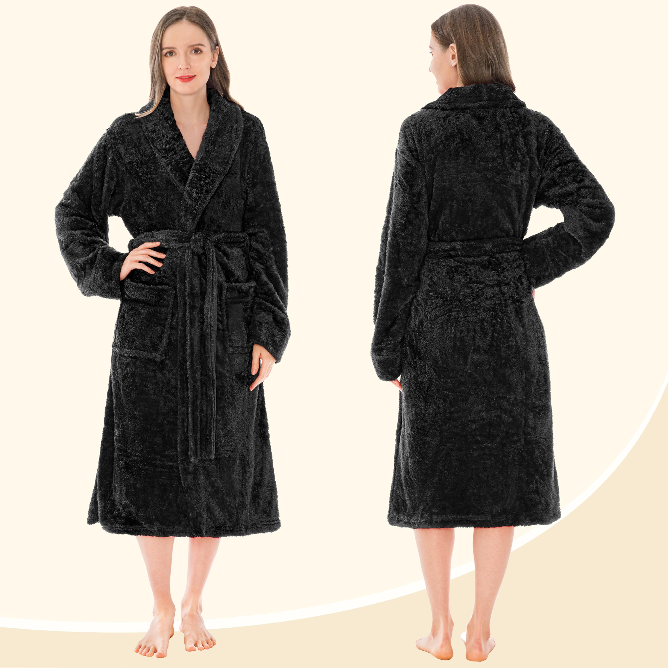 PAVILIA Plush Sherpa Robe