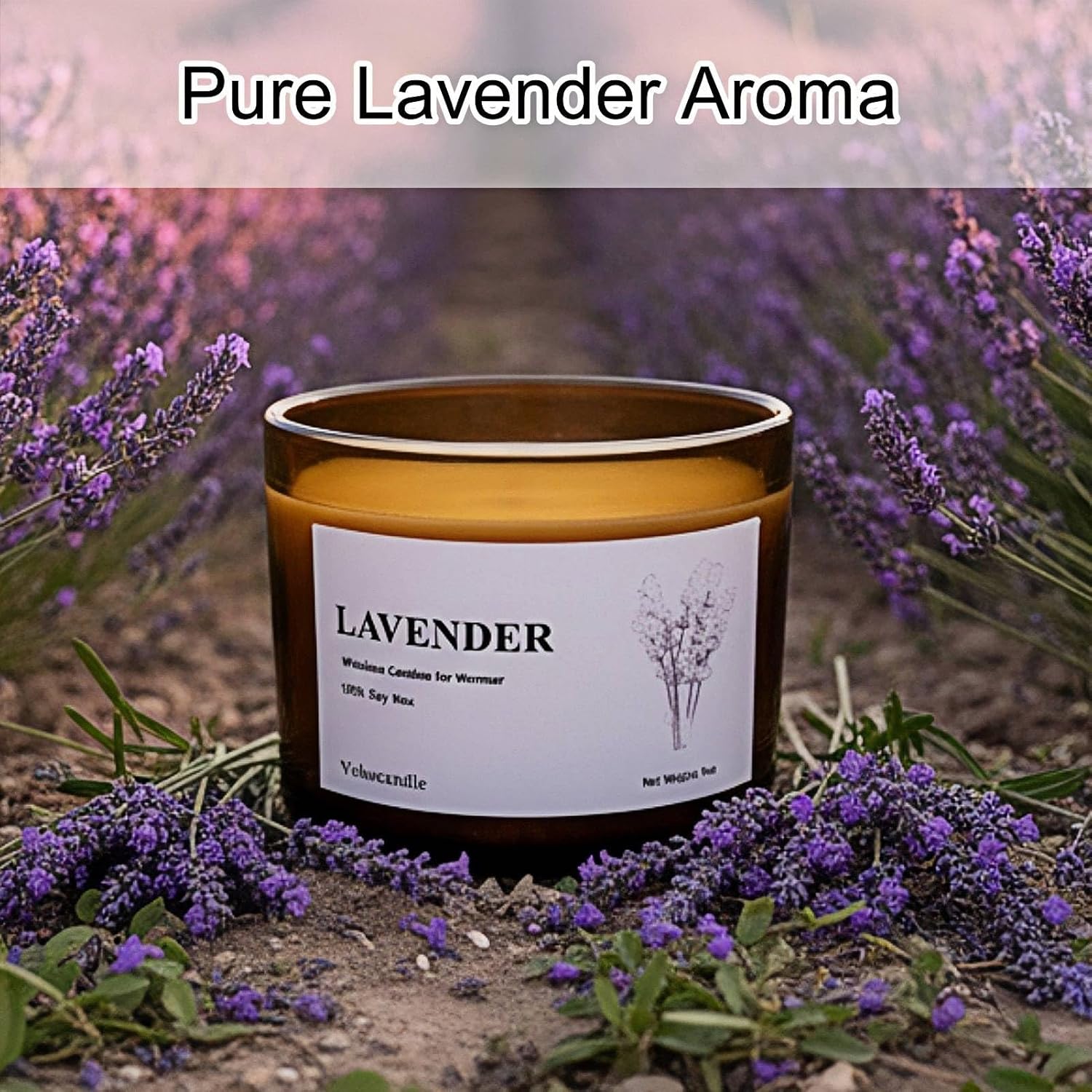 VOHO Lavender Wickless Candles