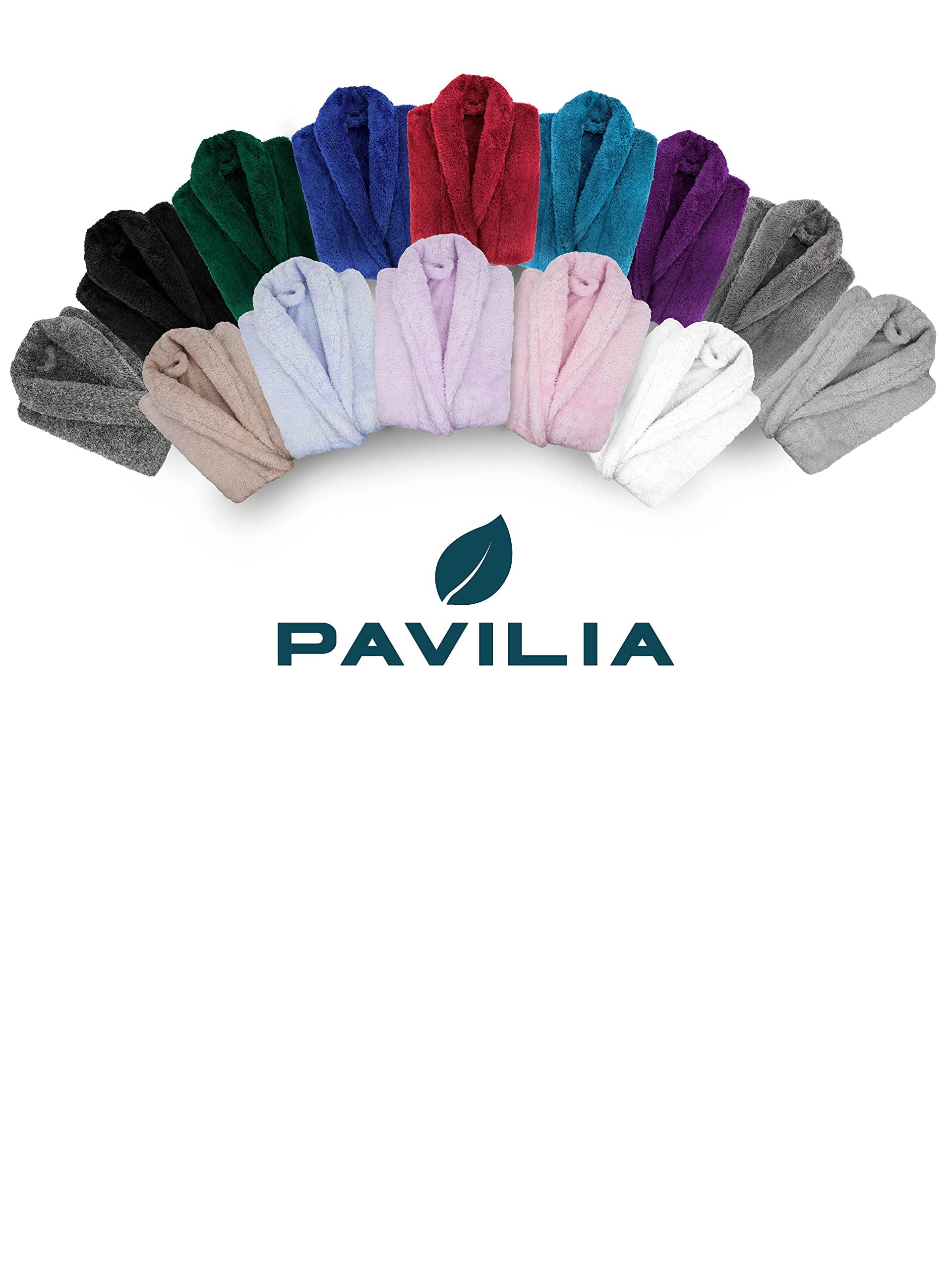PAVILIA Plush Sherpa Robe